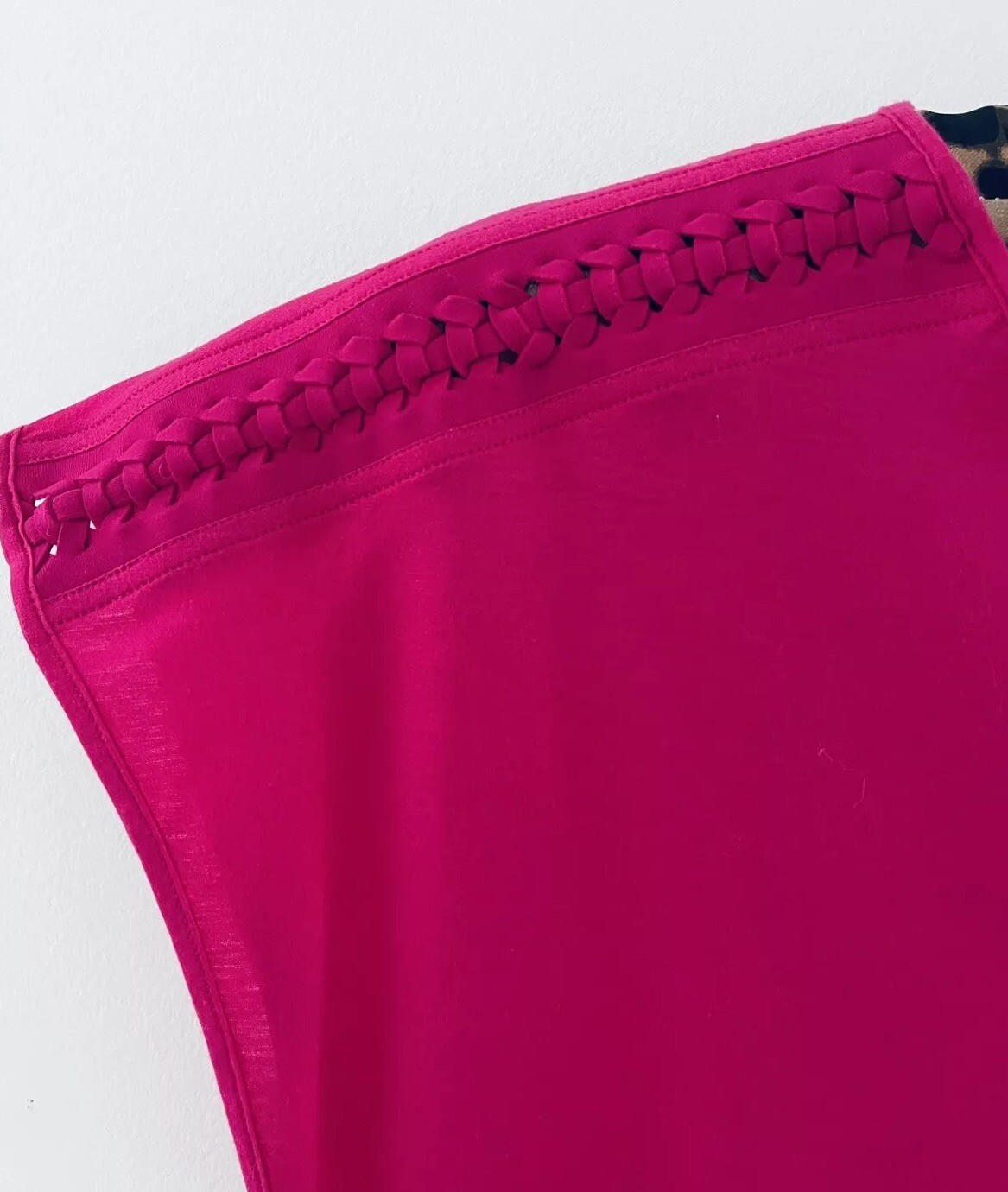 Eres Tunic Jersey Dress, Fuchsia Color, S/M, Made In France