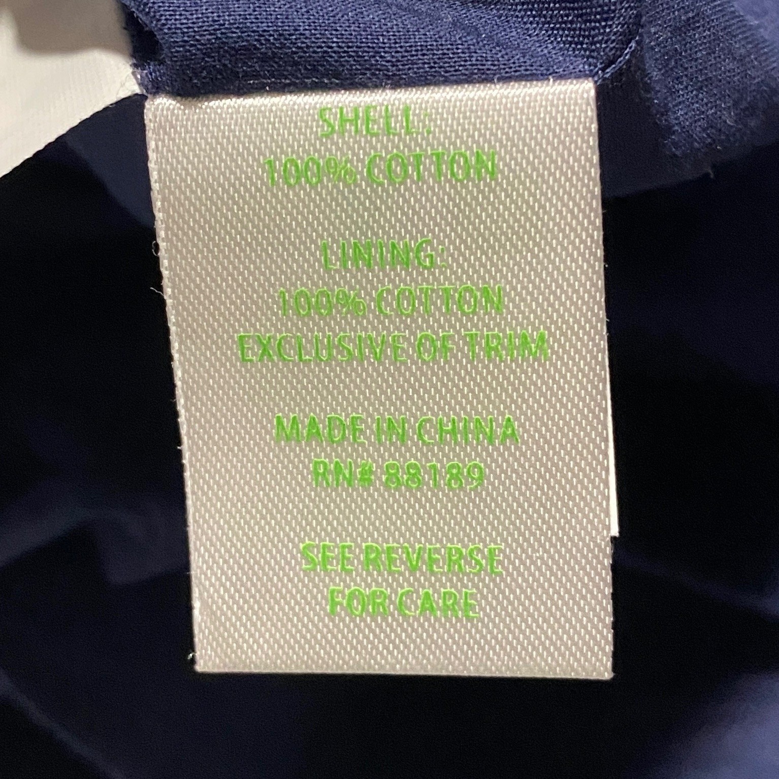 Lilly Pulitzer Navy Blue Gold White Lace Applique Cotton Shift Dress Size 6
