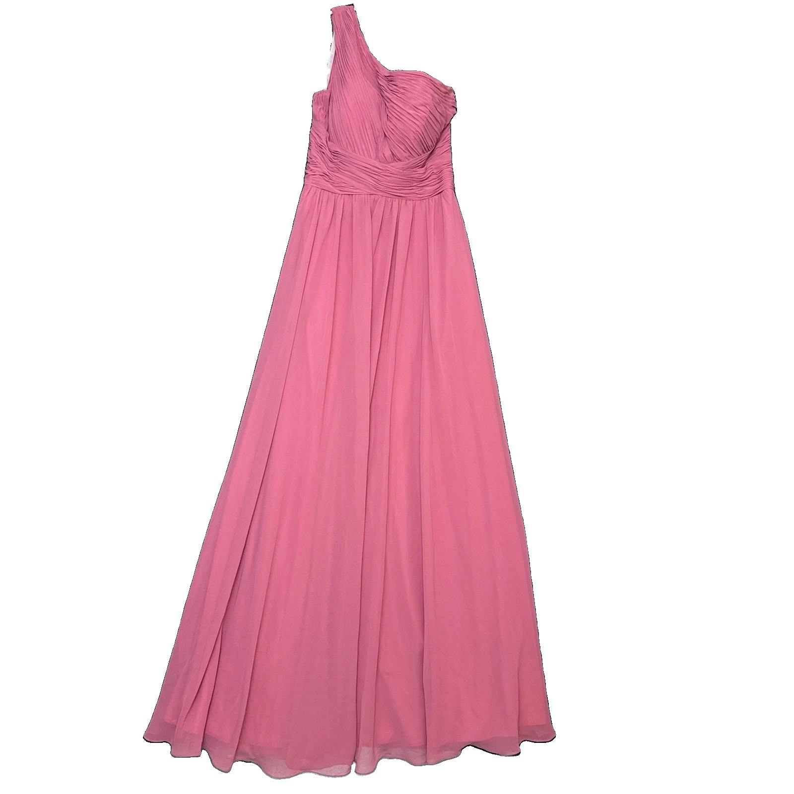 Dear Cleo Women’s Formal Evening Dress 8 One Shoulder Chiffon Bridesmaid