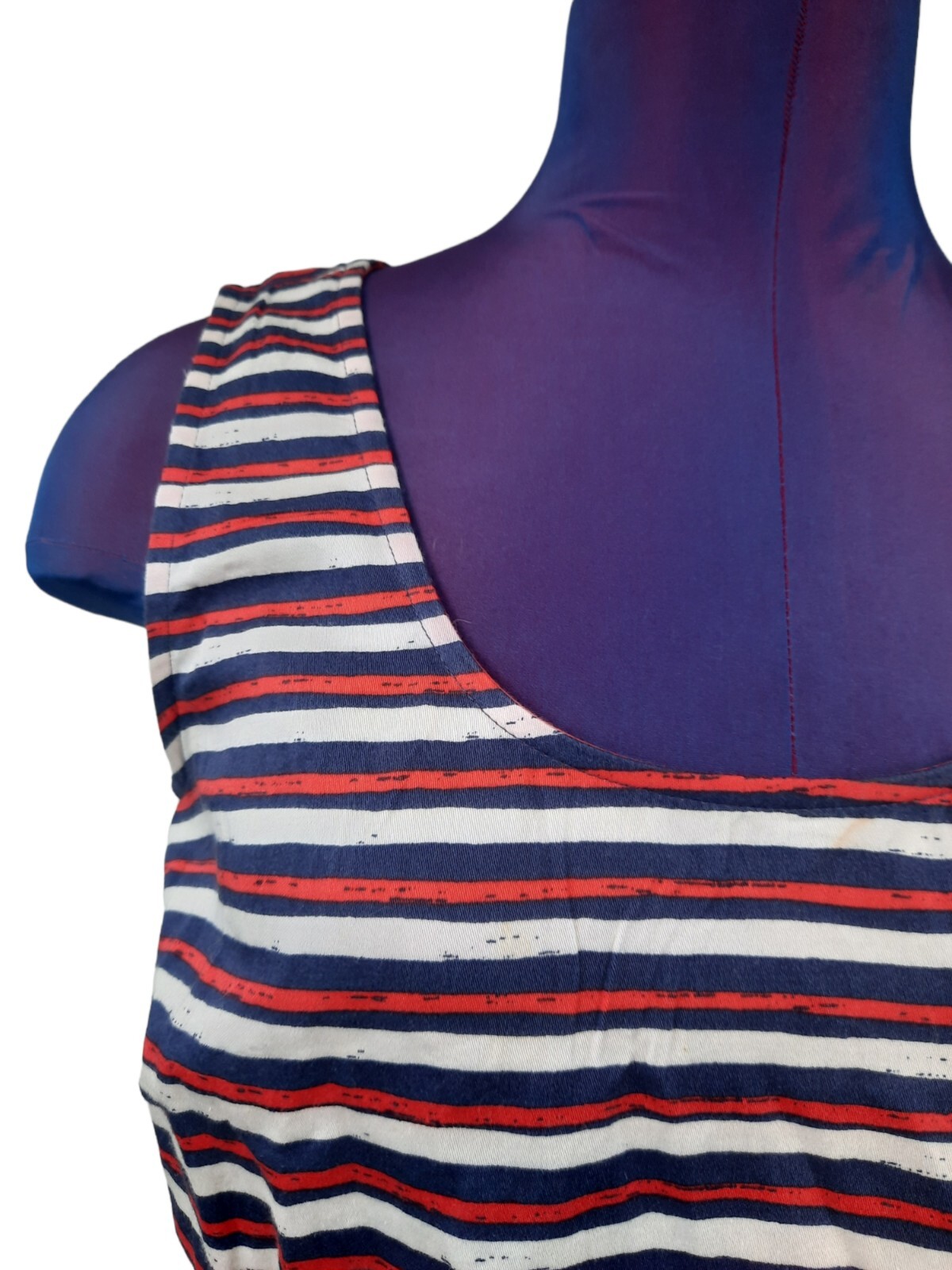 Maison Jules Customized Ruffle A-Line Patriotic Dress Size Large Women’s W59