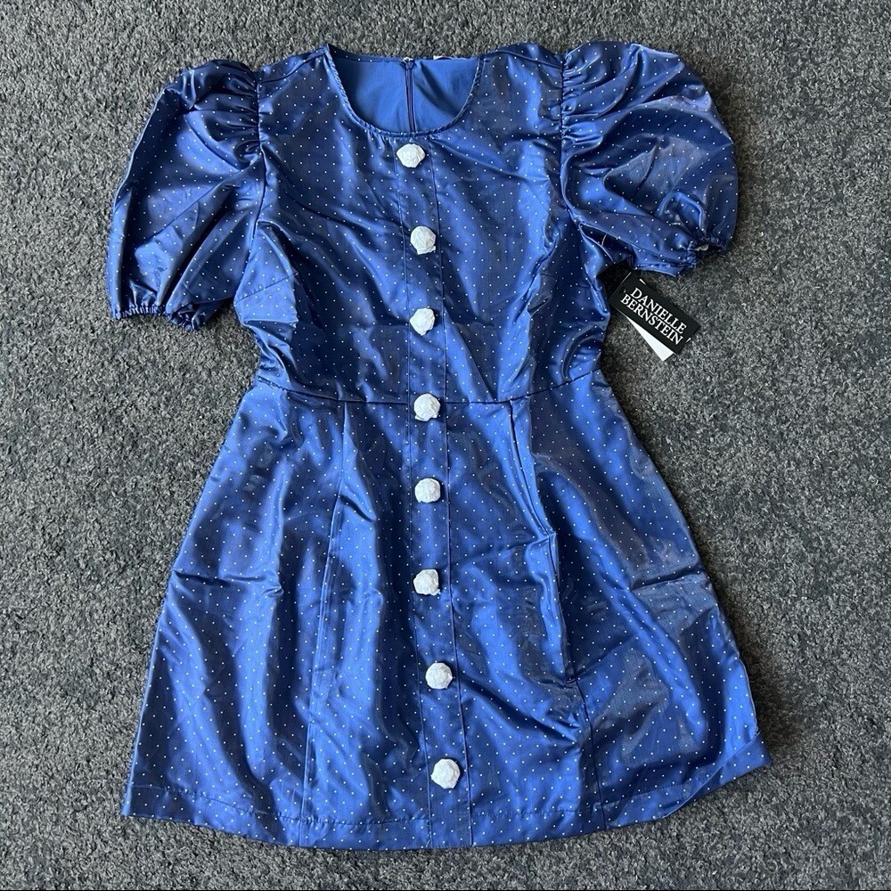 Danielle Bernstein weworewhat Rhinestone Mini dress 8 Babydoll June Sale