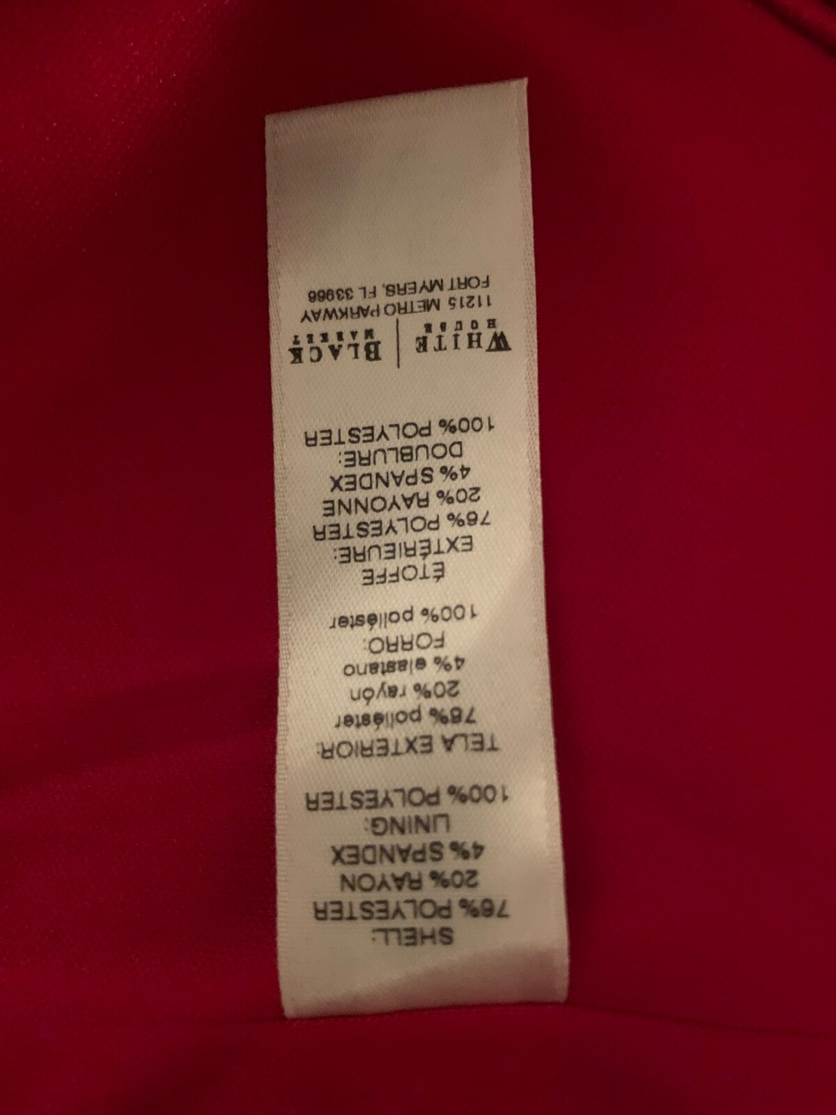 NEW WhiteHouseBlackMarket all seasons knit dress color red size 8 Nice