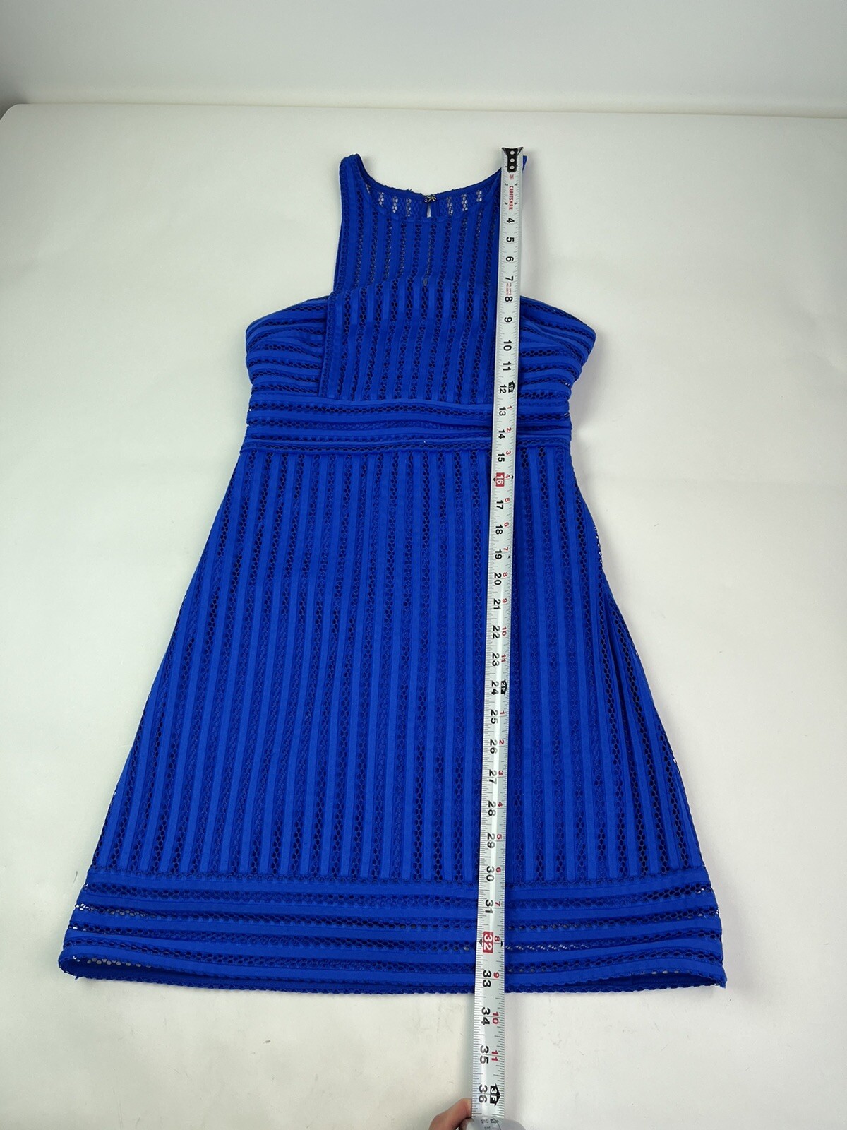 Lilly Pulitzer Rae Mini Dress size XS Blue Textured Resort Preppy Costal