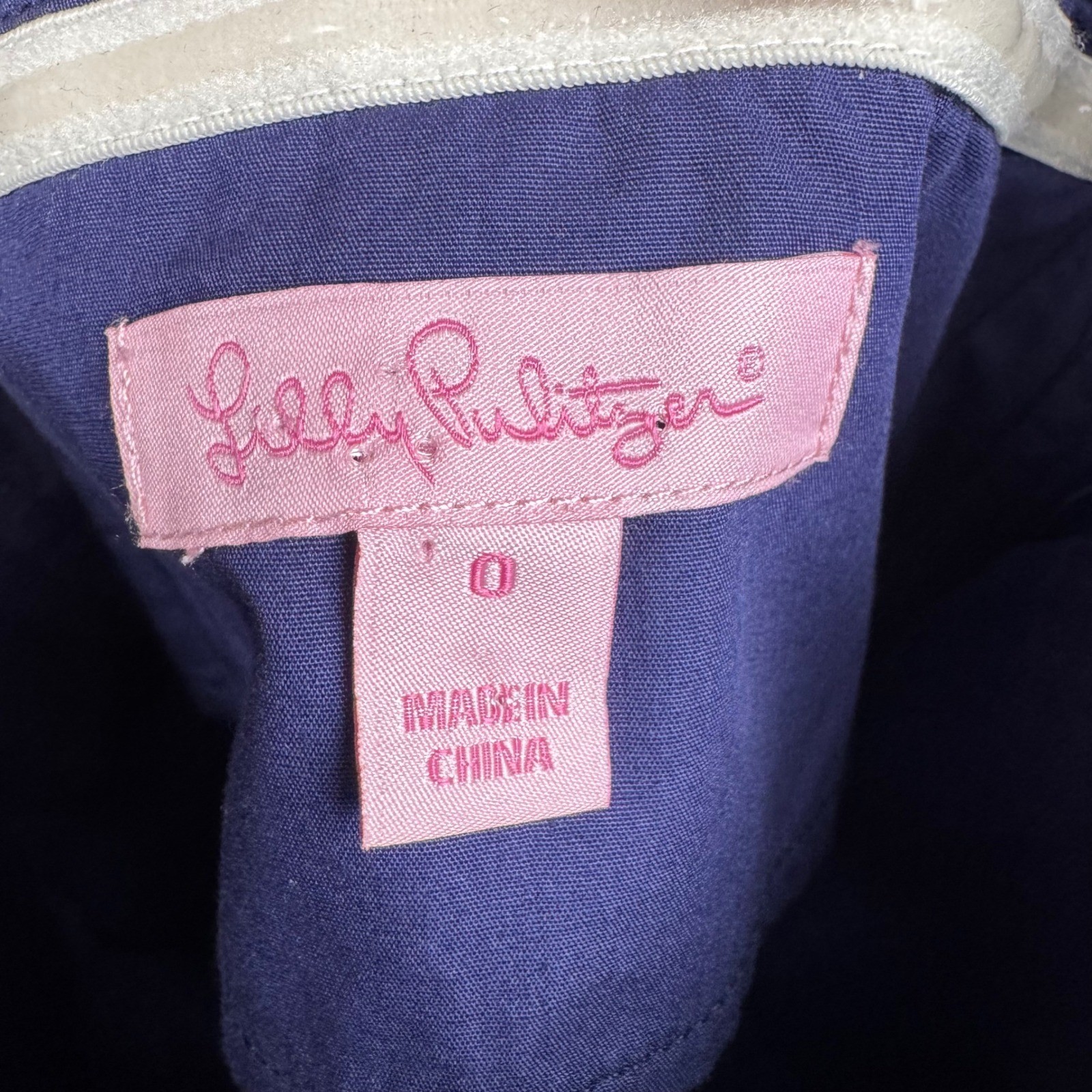Lilly Pulitzer Strapless Clyde Mini Dress Anchor Nautical Size 0 Navy Pink White