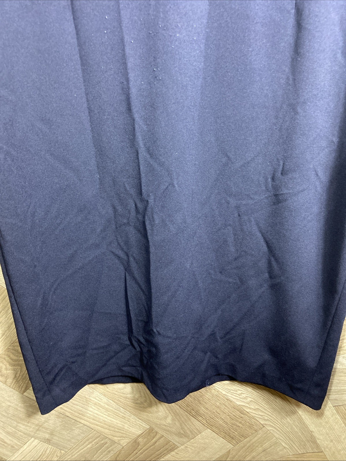 Calvin Klein Navy Blue Notched Neck Sheath Work Dress Women’s Size 14 Smart