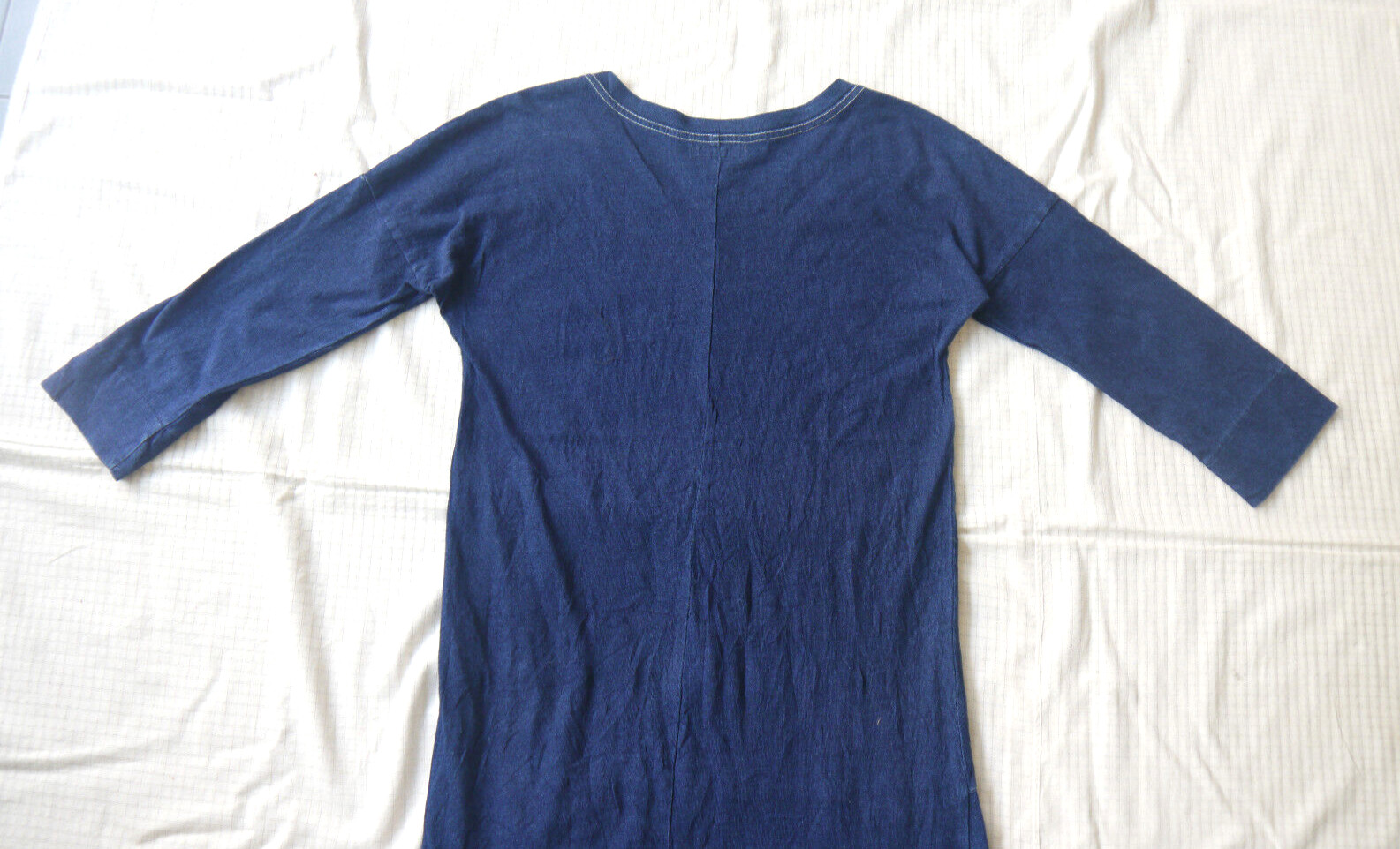Journal Standard JS Work Indigo Blue 2 Pocket Dress Sz M Japan