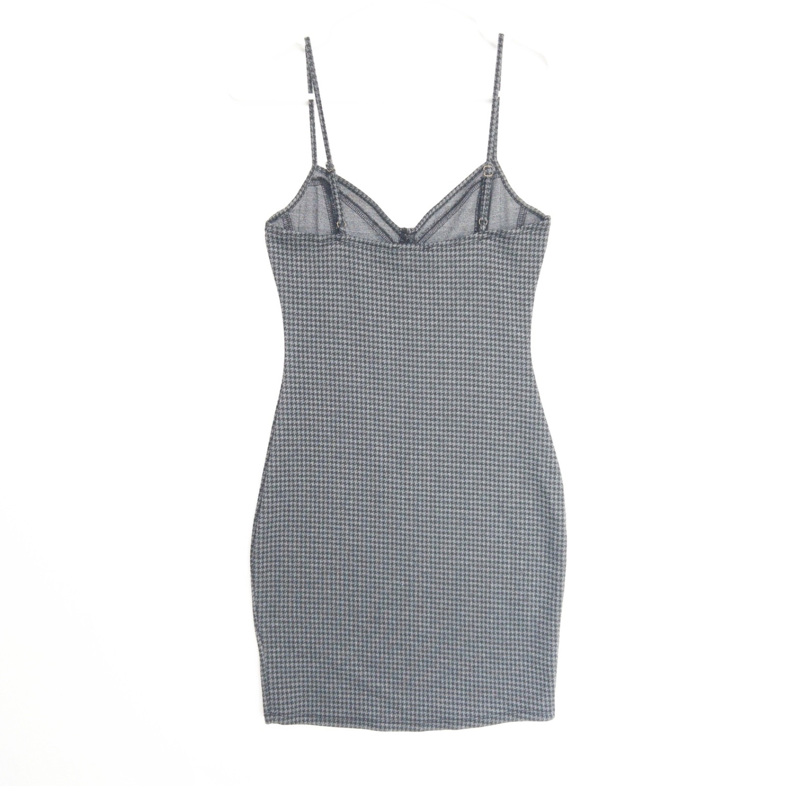 Bear Dance Houndstooth Bustier Coquette Underwire Goth Punk Dress Womens S XS