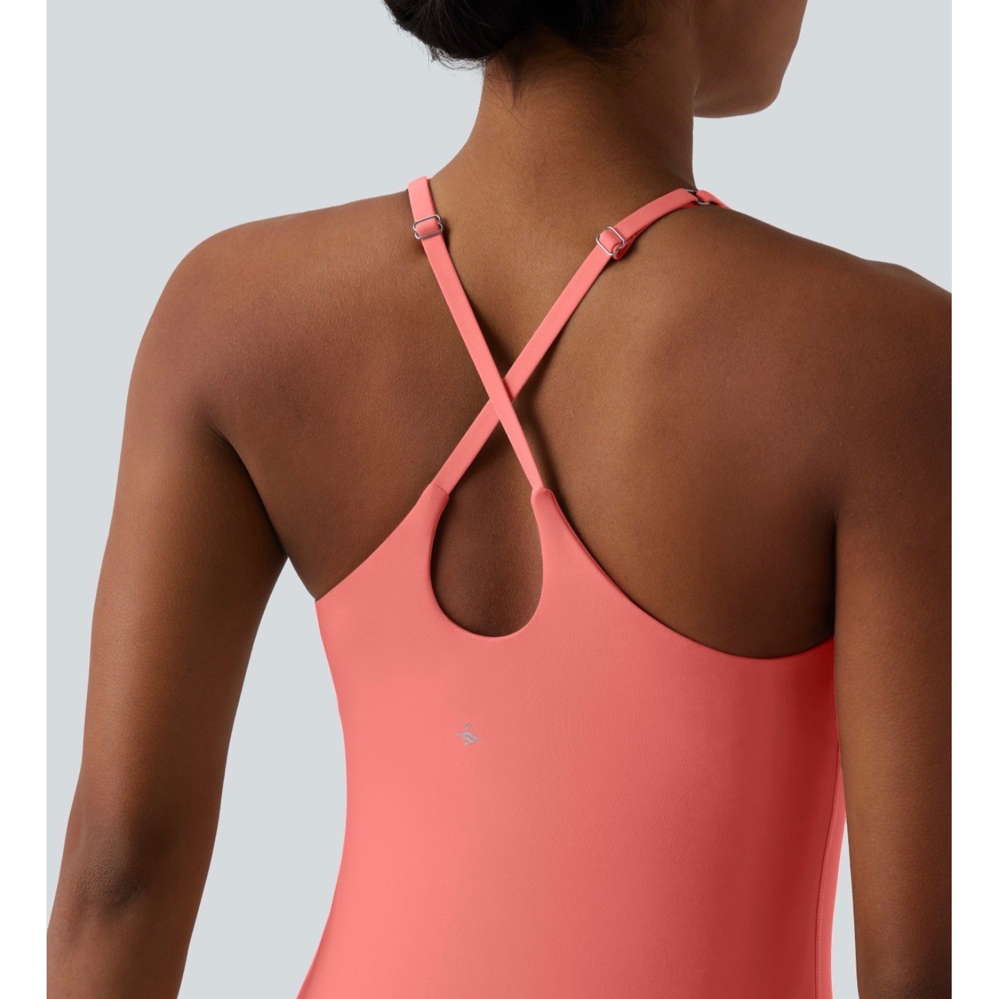 Halara Plush Tummy Control Active Dress Easy Peezy Coral Pink Size S
