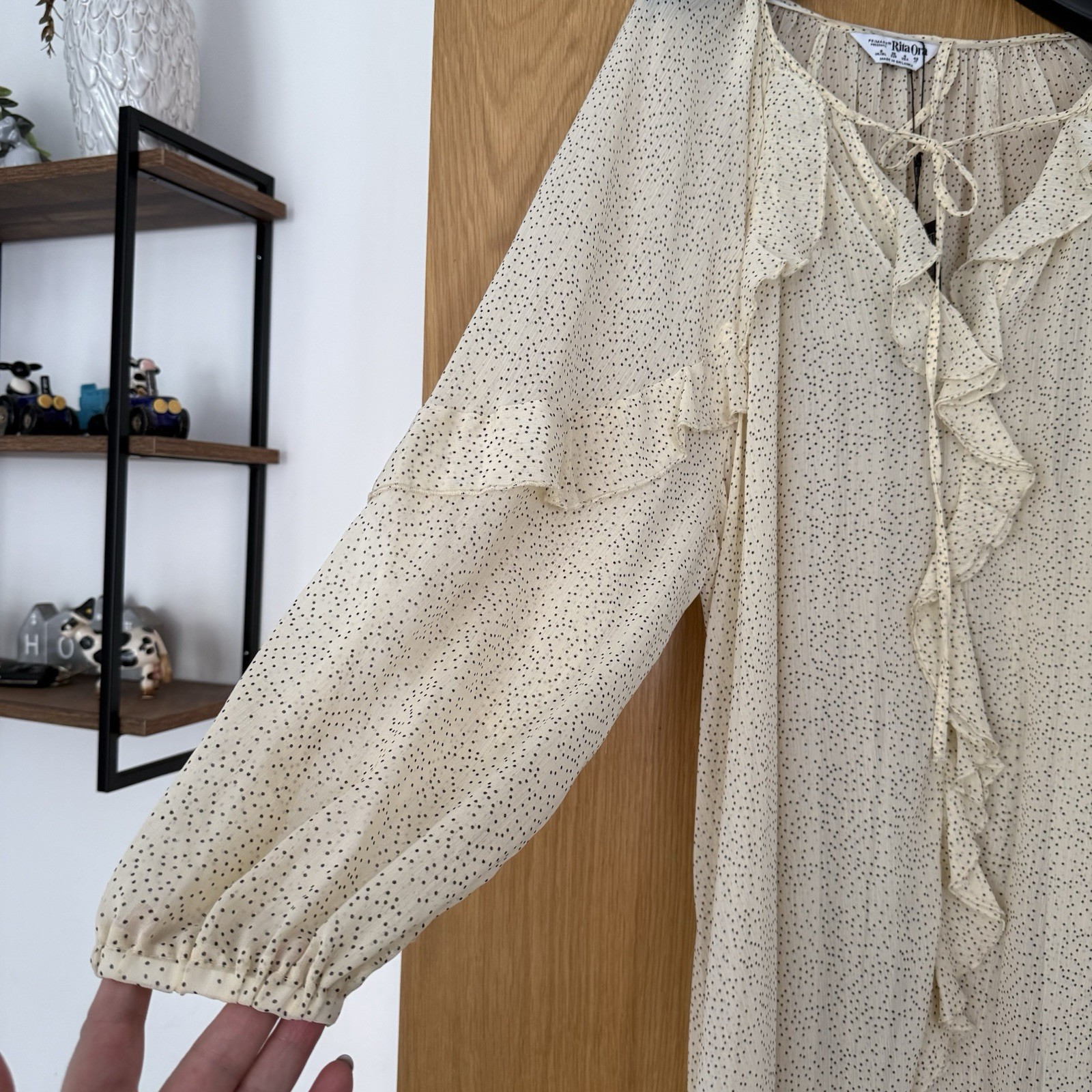 Primark Rita Ora Cream Black Sheer Dress Beach Cover-up UK 8 EU 36 BNWT Chain