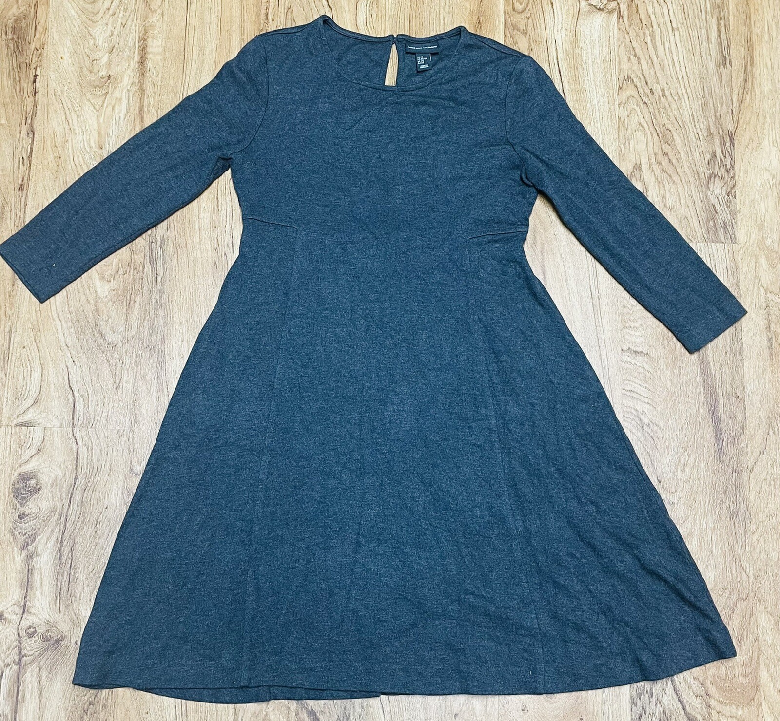 Women’s Adrienne Vittadini Dark Gray 1/2 Half Sleeve Dress Size XS Pullover