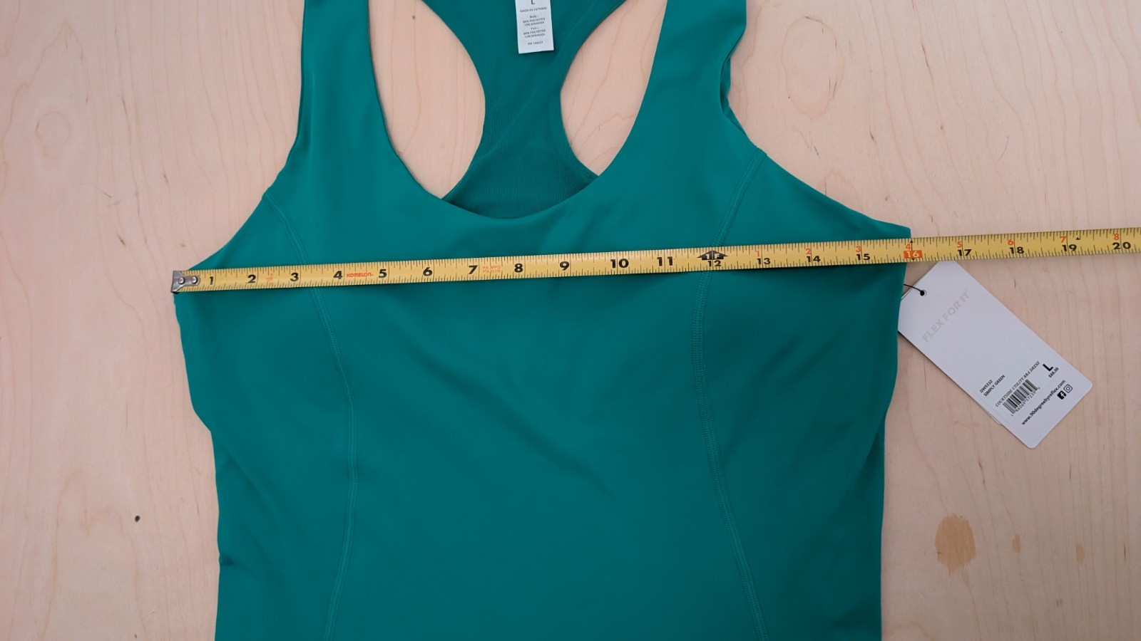 90 Degree by Reflex Courtside Utility Bra Dress Green Athletic Tennis Dress Sz L