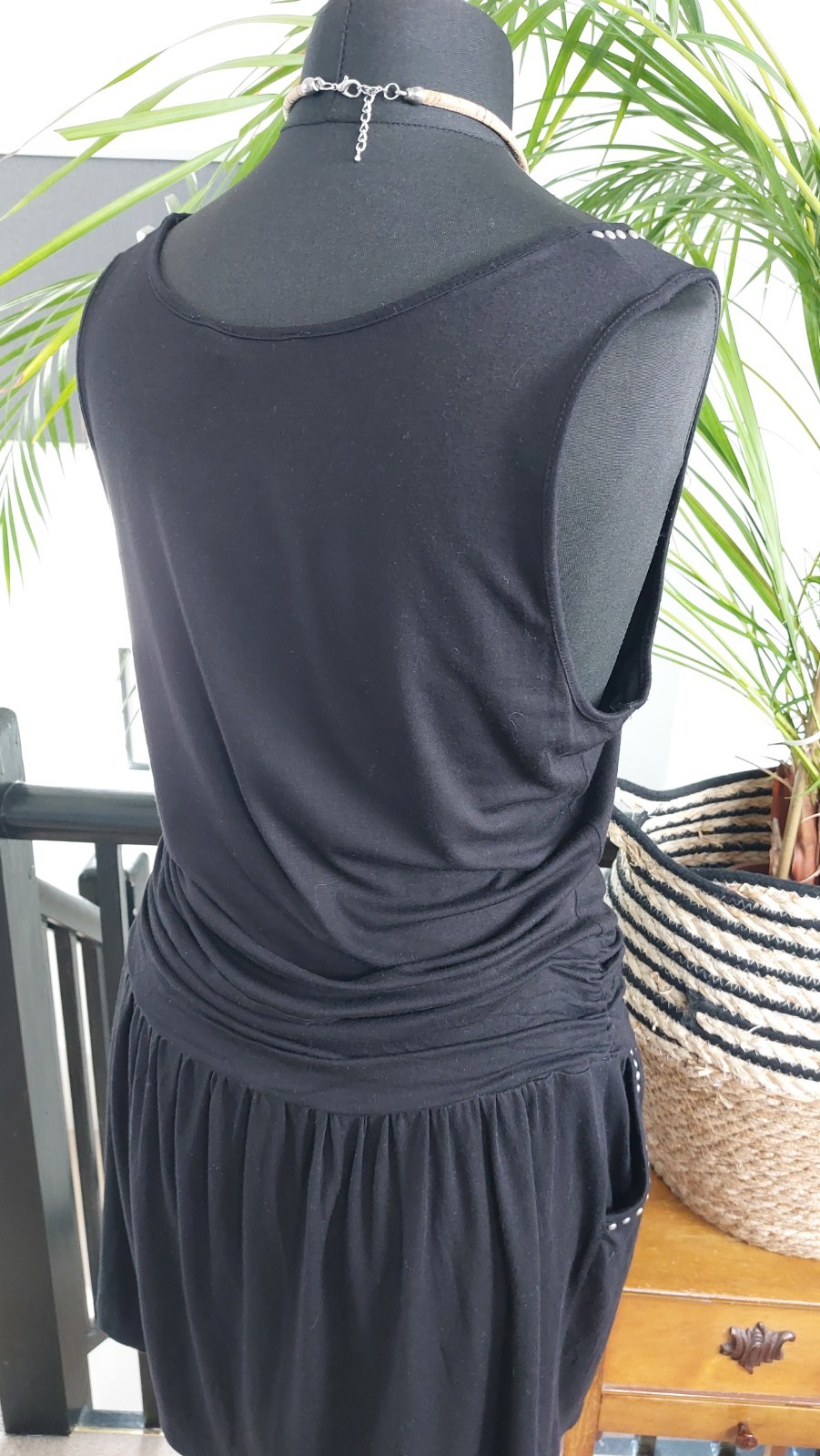 LA REDOUTE Womens short Dress size 16 18 L Summer Grecian BOHO Festival Edgy