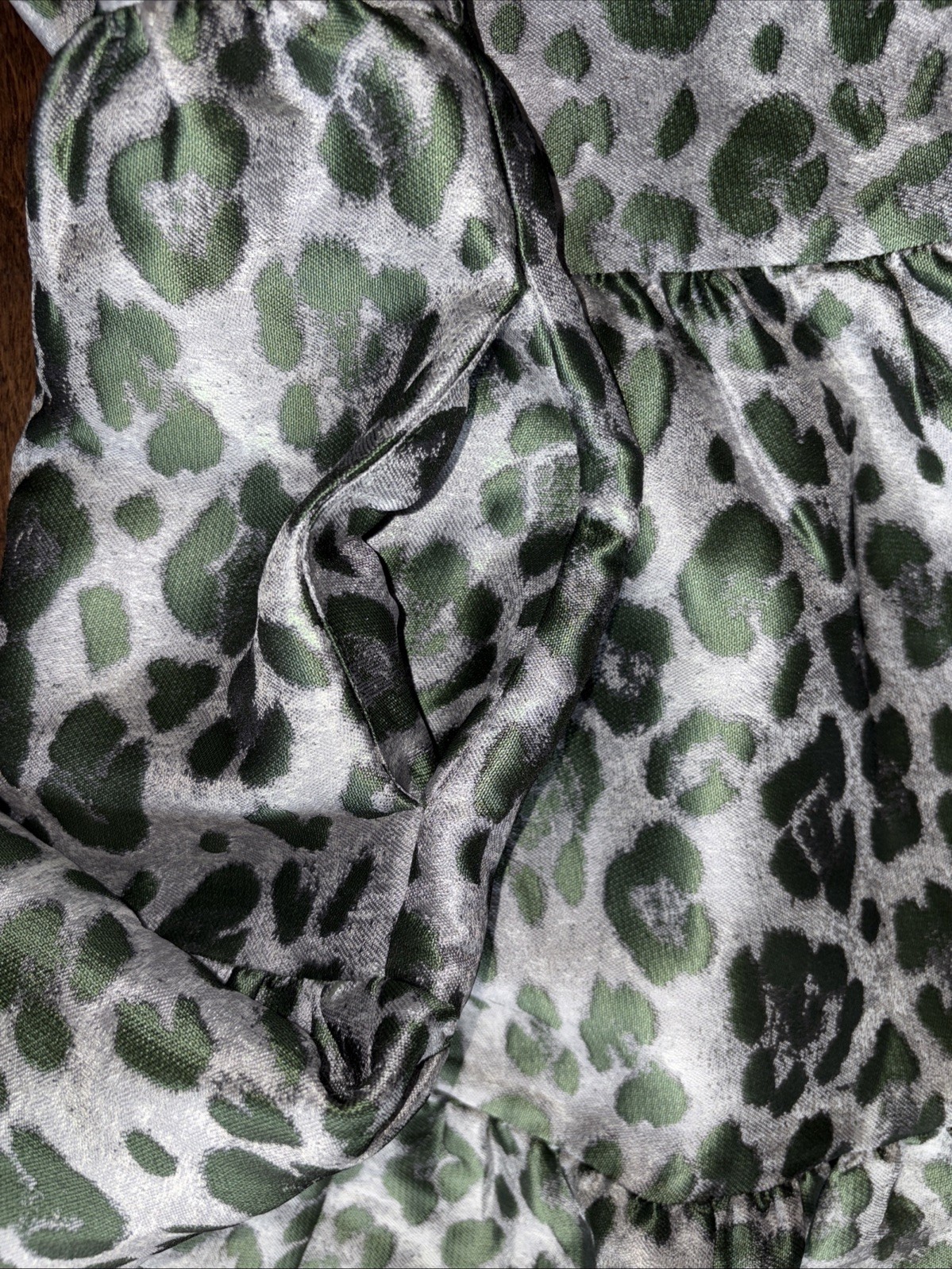 Karlie Leopard Tier Tapestry Dress Size M
