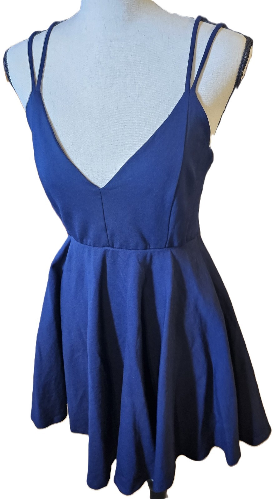 Women’s Strappy Flirt Open Back Skater Dress SZ M Formal,Prom,Casual,HOCO,Party