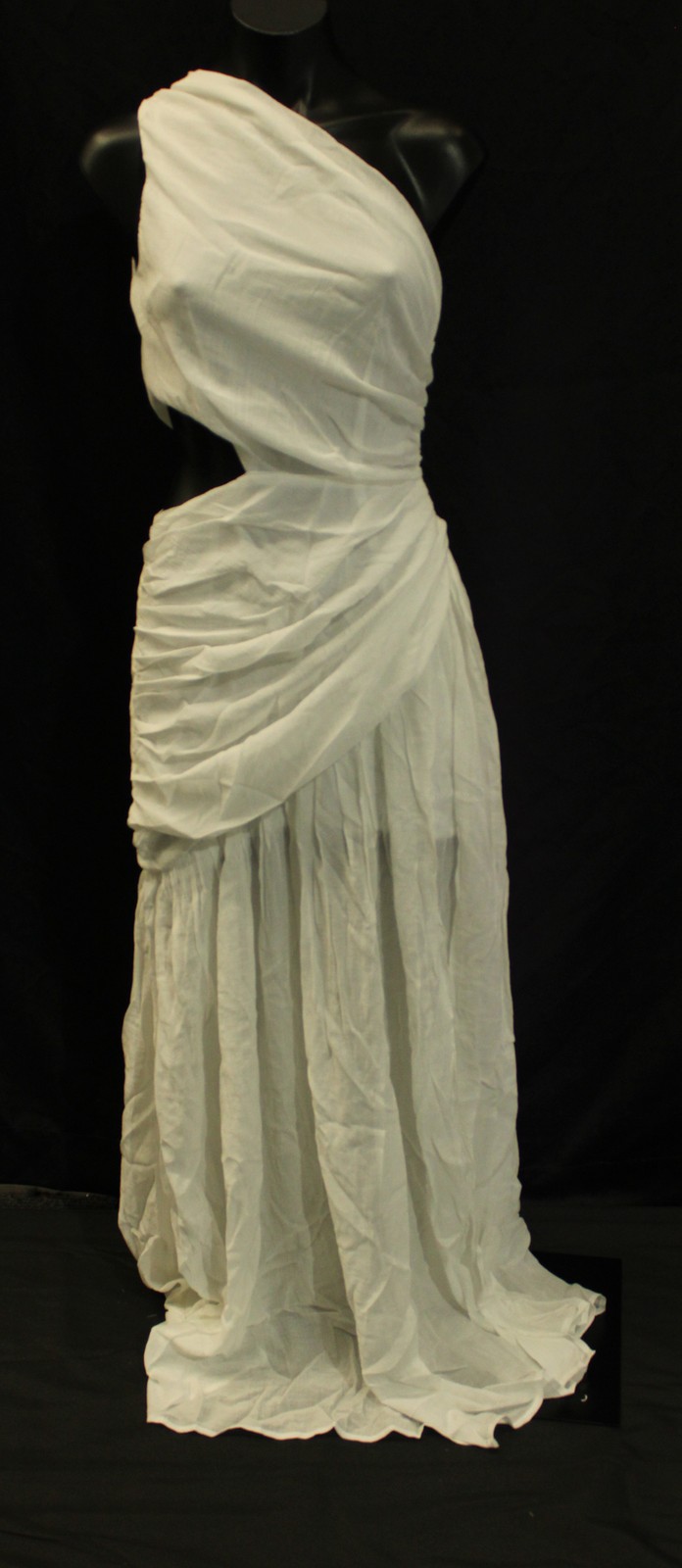 Showpo Women’s One Shoulder Darcy Maxi Dress NC3 White Size AU/UK 6 (US 2) NWT