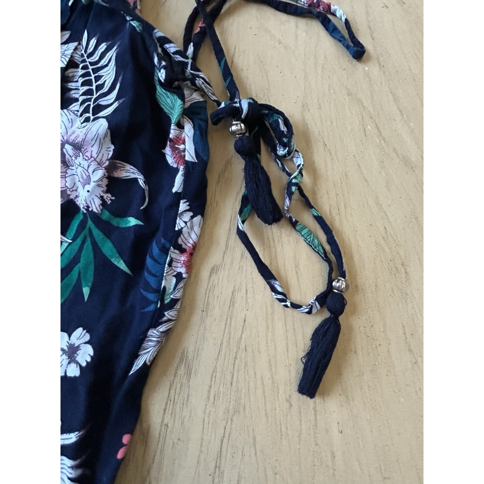 Floral Boho Maxi Dress button down 90s y2k Prairie Cottagecore Hawaiian Sz S