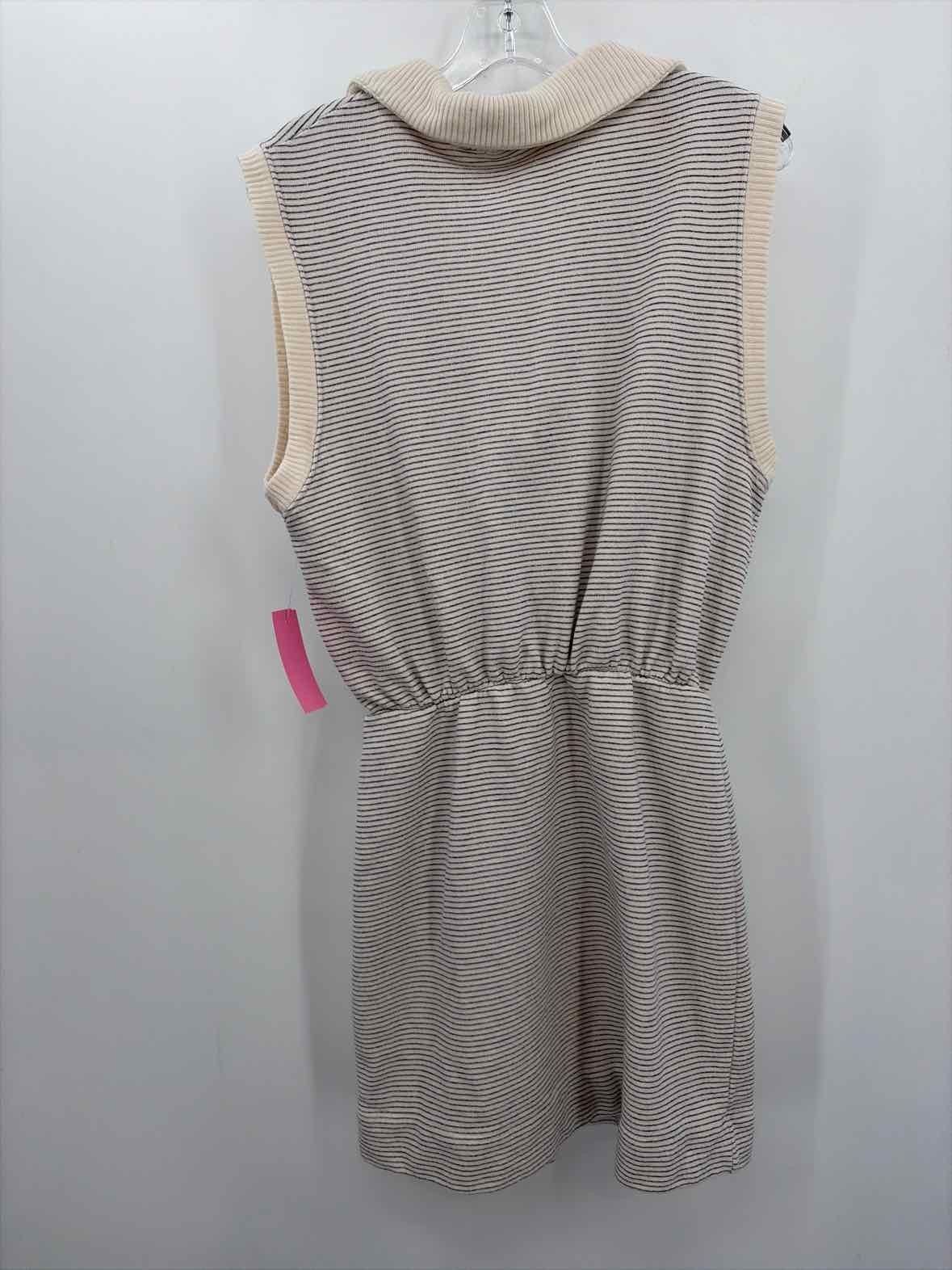 Pre-Owned By Together Ivory Size Medium Knee Length Sleeveless Dress