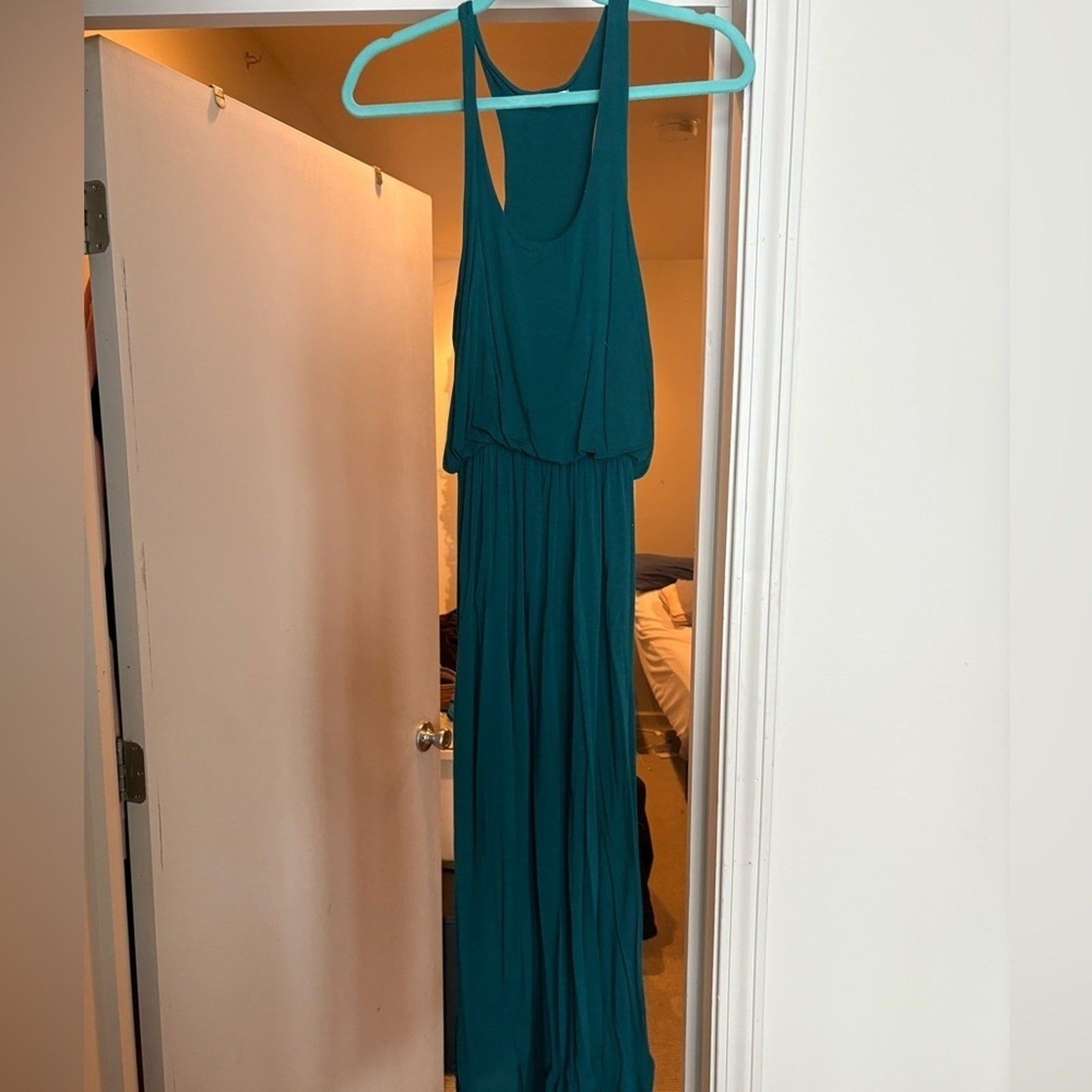 Lush Teal Racerback Maxi Dress From Nordstrom – Women’s size M