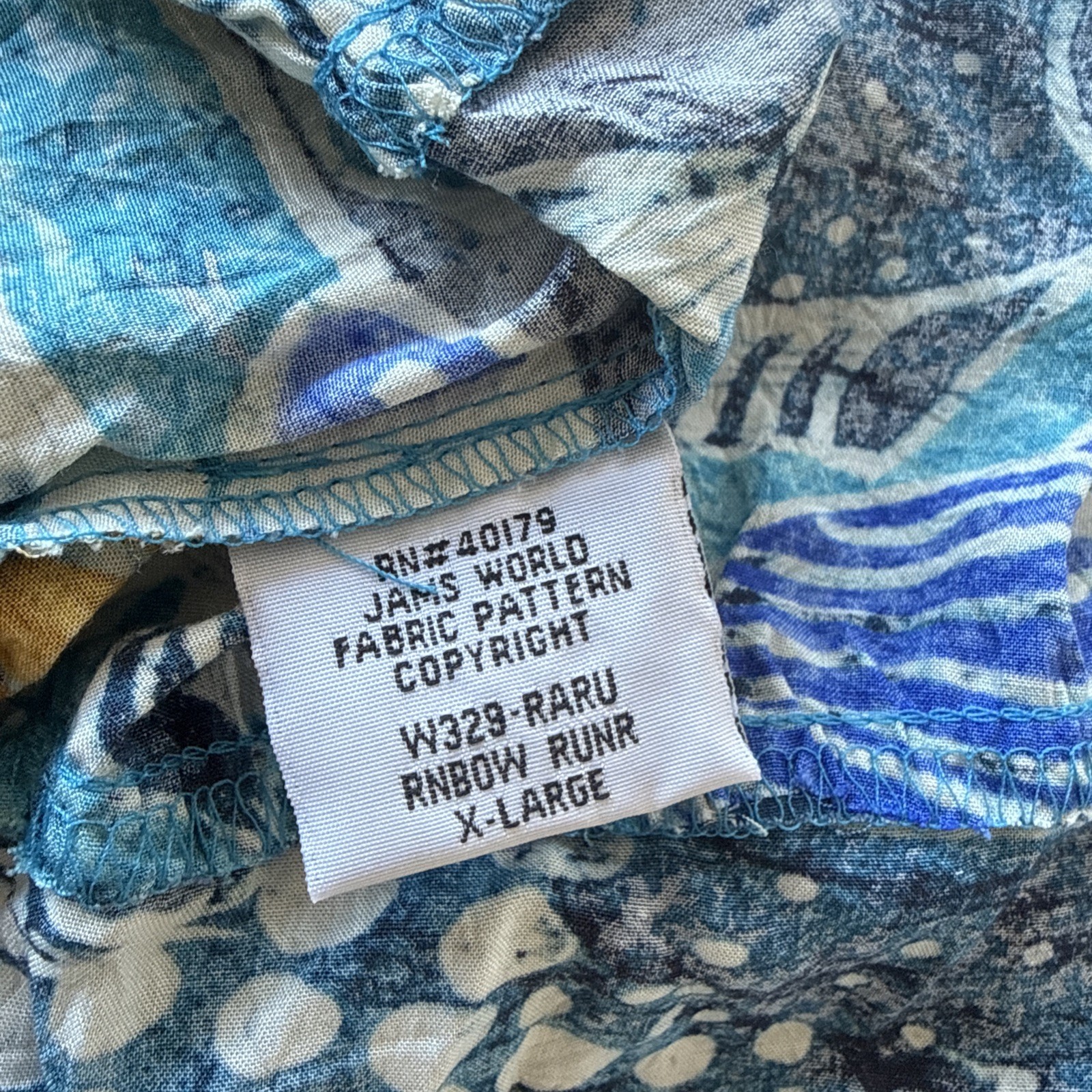 NWT $156 Jams World Jackie Dress Rainbow Runner Beach XL Fish Waves Honolulu