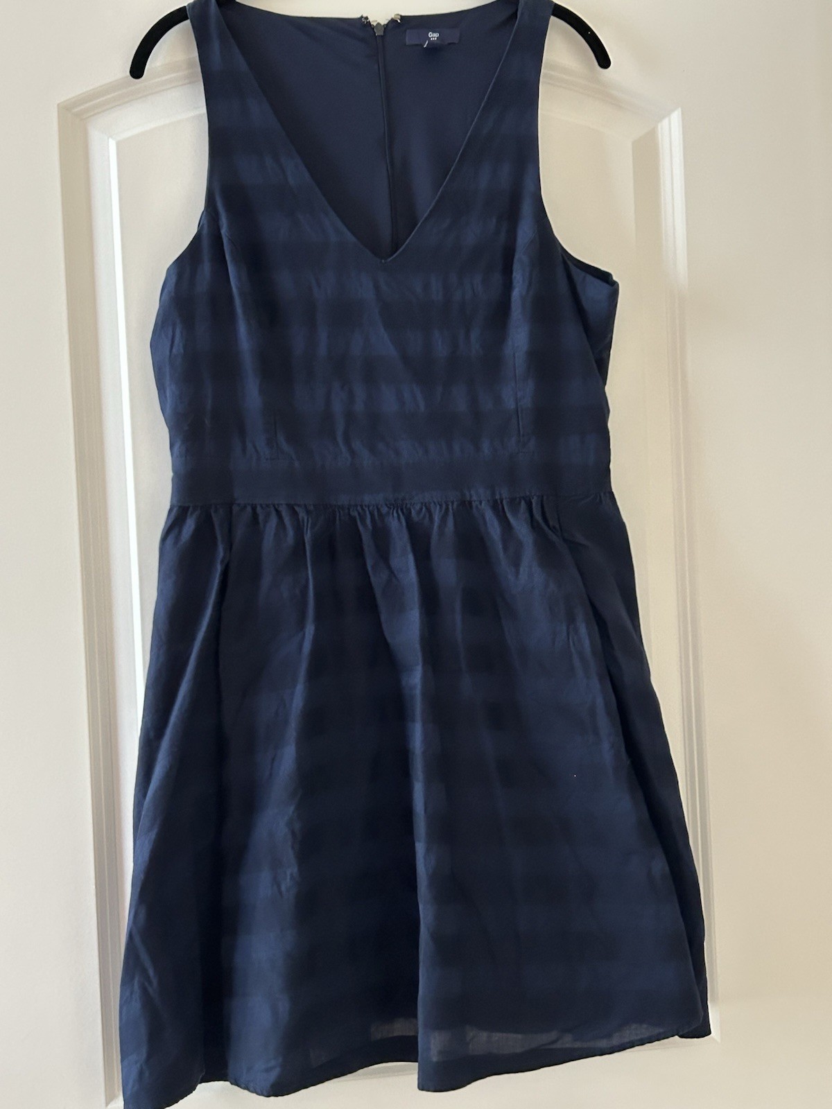Gap Women’s Little Short Sleeves Navy Dress Ex 10