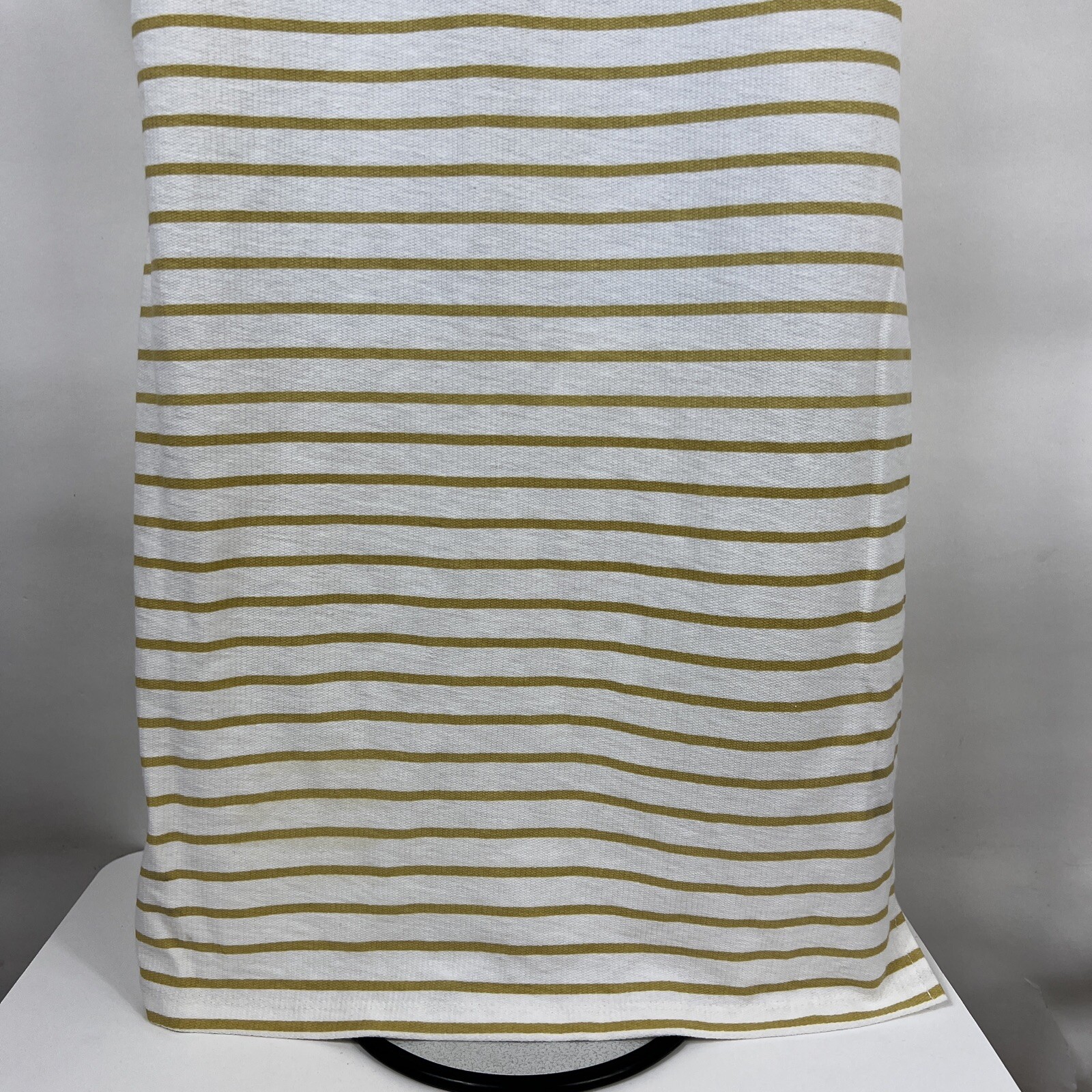 Wishlist Dress Womens Small Short Sleeve 100% Cotton Striped Pockets Knee Length