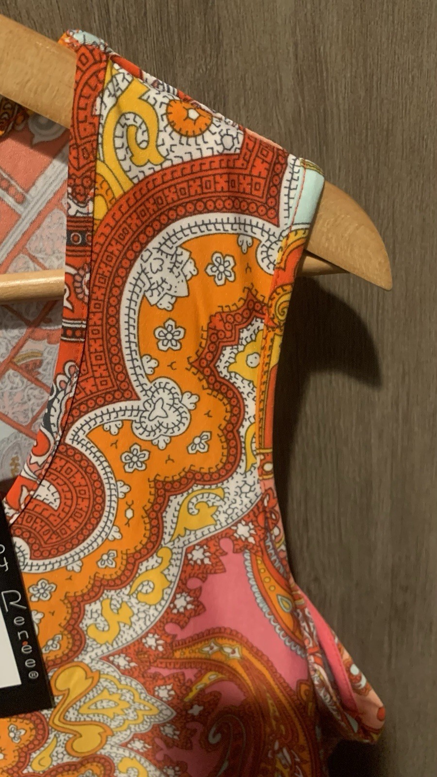 SIZE XLP Attitudes by Renee® NEW Multi Paisley Sleeveless Tank Maxi Dress