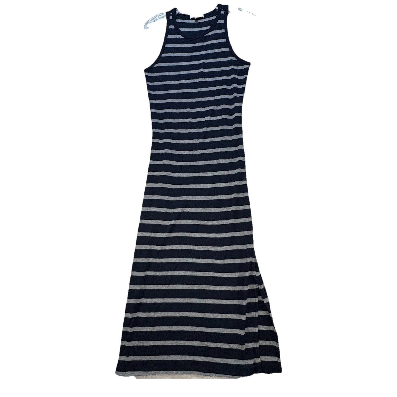 Michael Stars Ruby Striped Midi Dress Sz Small Bodycon Beach Nautical Coastal