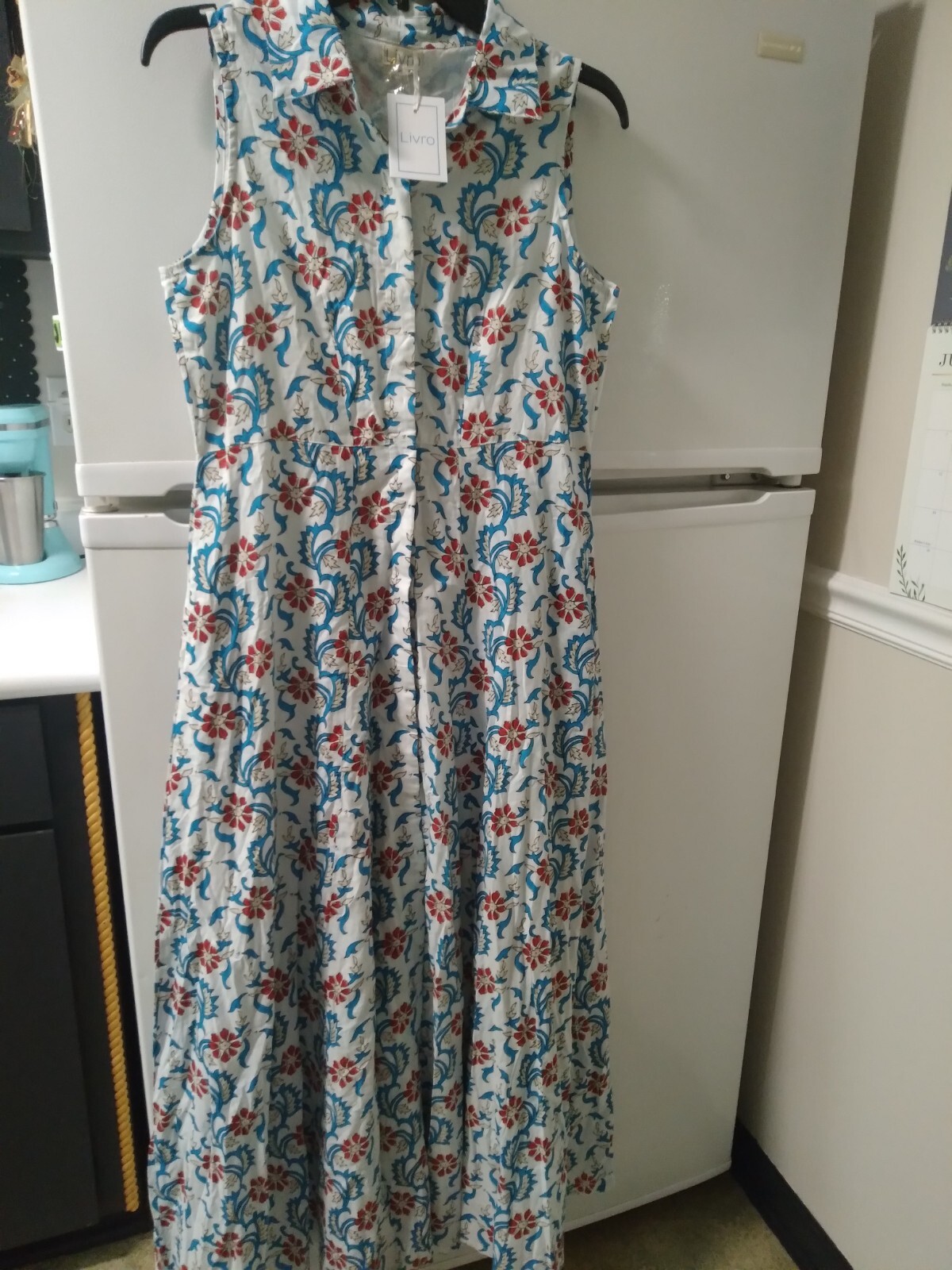 Ladies Livro Shirt Dress Sz S..fits Like A Full Medium
