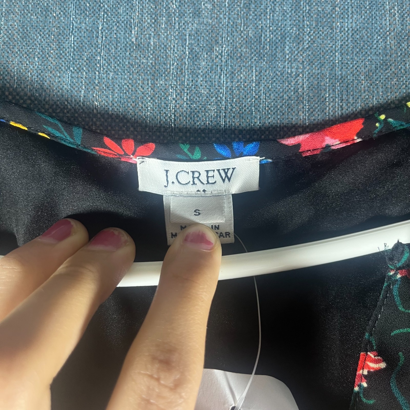 J.Crew Womens Flutter Dress Size S Multicolor Printed Keyhole Neck Peplum Hem