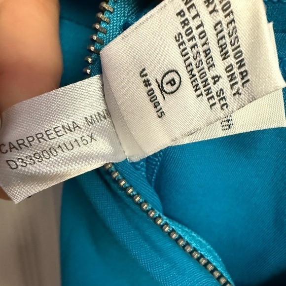 Diane von Furstenberg Carpreena Mini Blue Iris A-line Sheath Dress Size 4