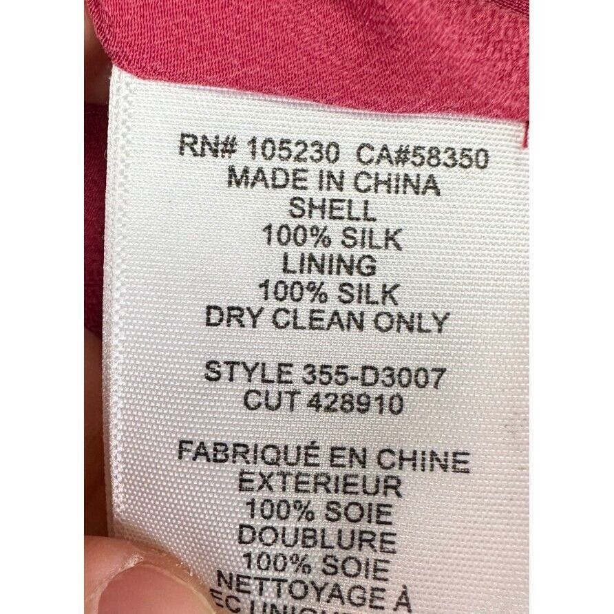 Joie Silk Dress Womens Medium Pink Wrap Dress Sleeveless Ladies NEW