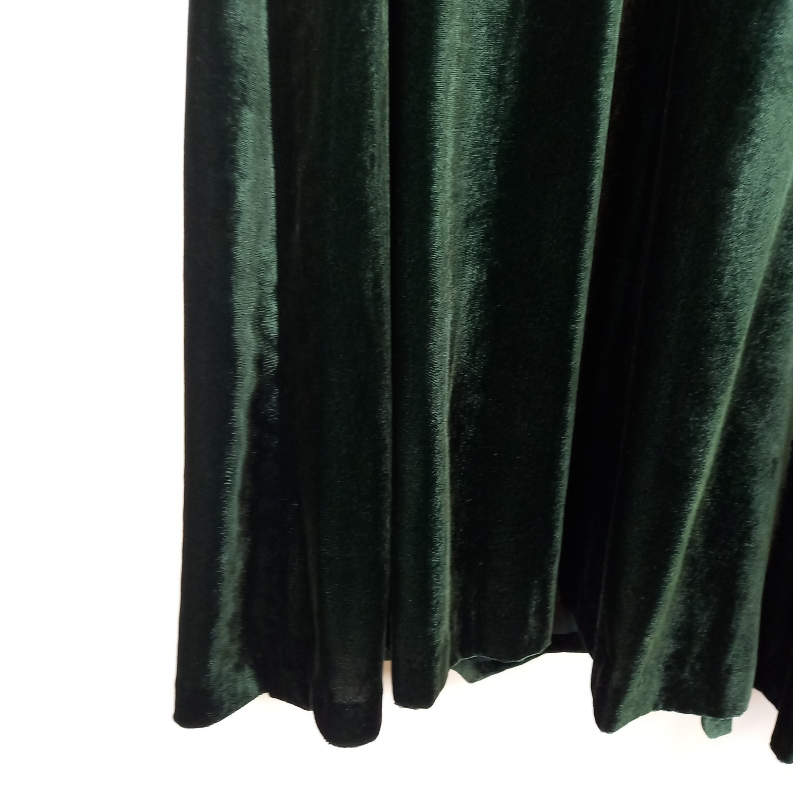 BODEN Elise Emerald Green Velvet Midi Dress Size UK 10