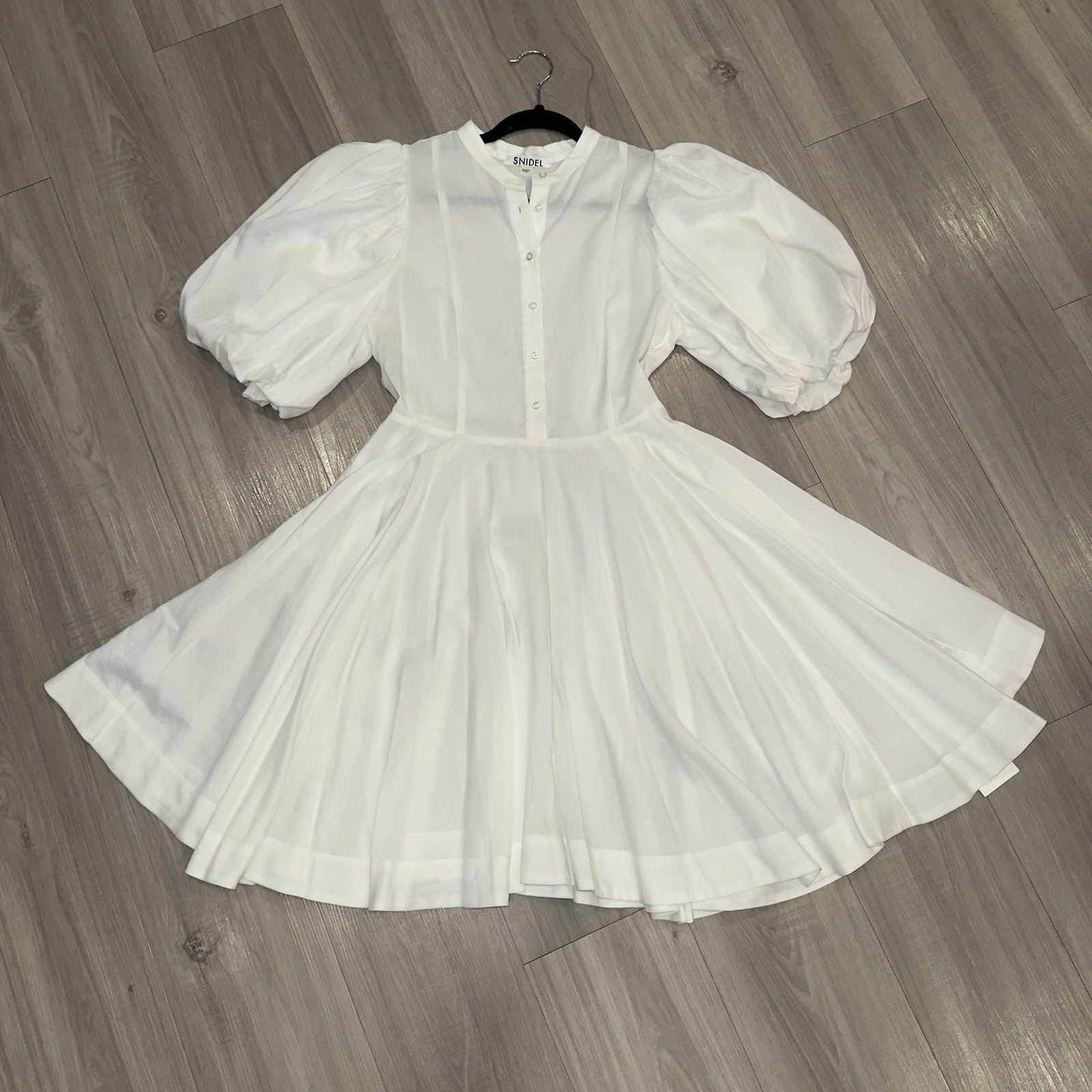 NWT Snidel Women’s White Dress Size 1 (US 2-4) Luxury Designer Quality