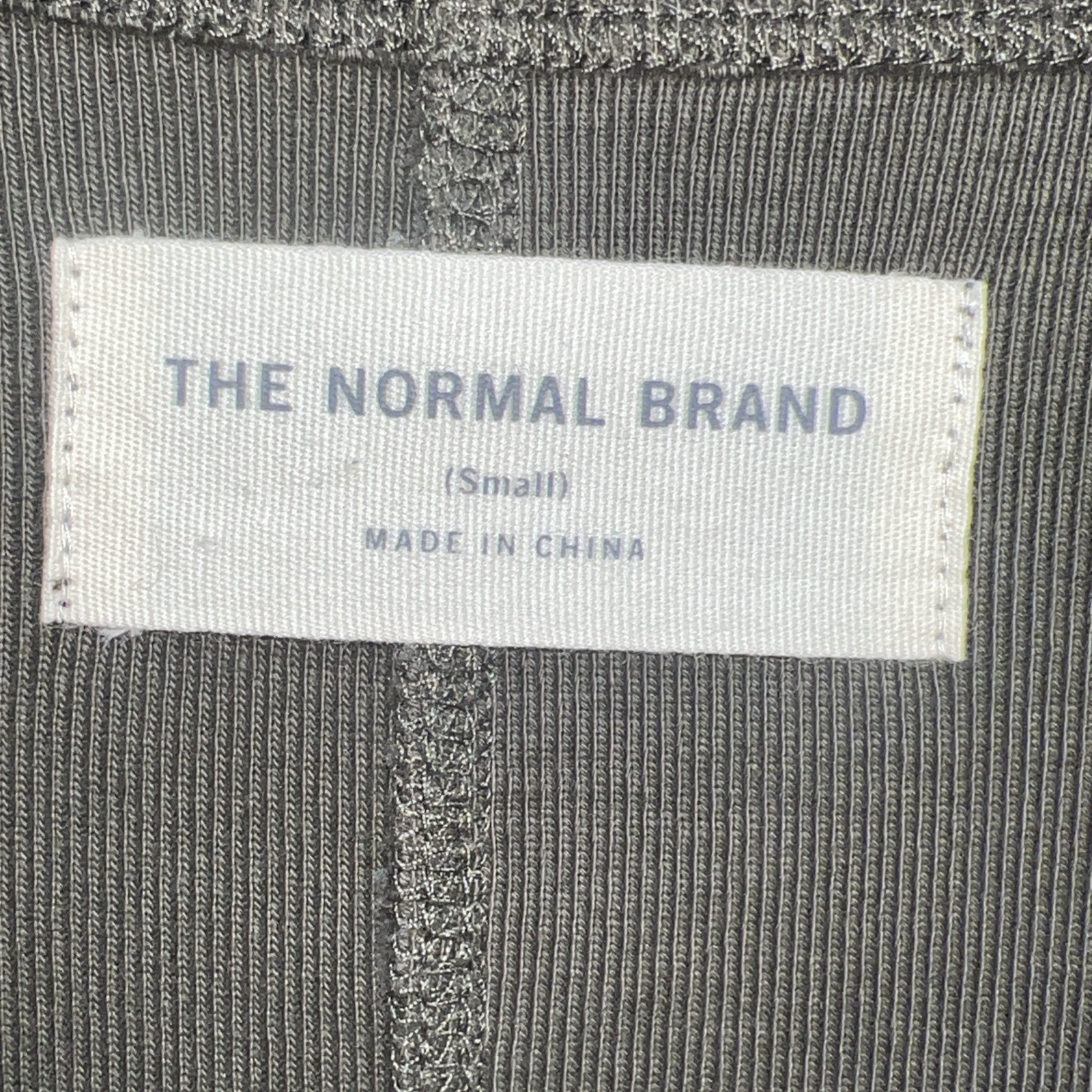 The Normal Brand Long Sleve T Shrt Everyday Dress Size S Olve Green