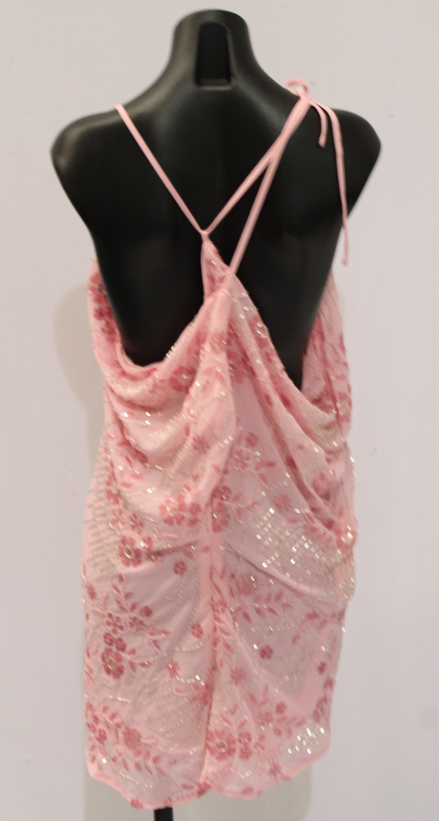 Peppermayo Women’s Julie Beaded Mini Dress MP7 Pink Size US:10 AU:14 NWT