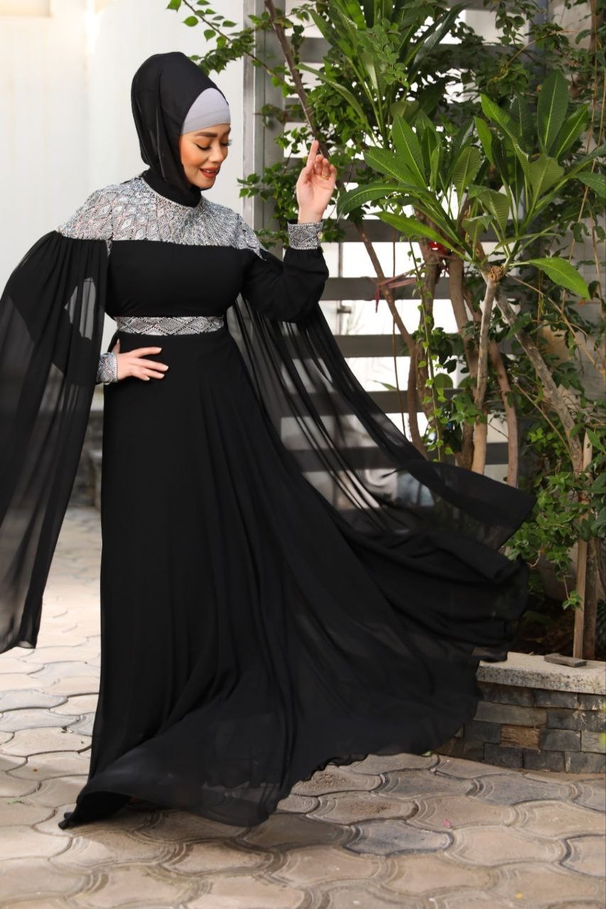 Women Kaftan Abaya Jilbab Long Sleeve Islamic Muslim Dubai Gown Robe Maxi Dress