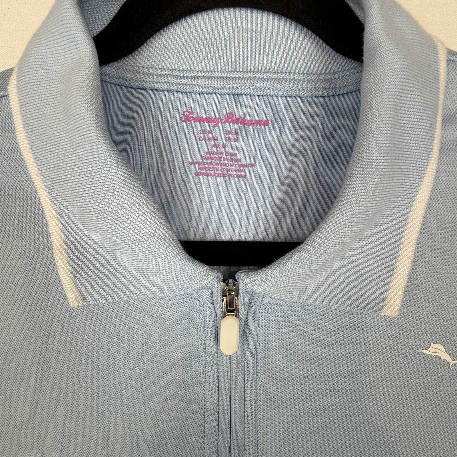 NWT Tommy Bahama Active Golf Dress M Blue 1/4 Zip Tennis Dress With Shorts Size
