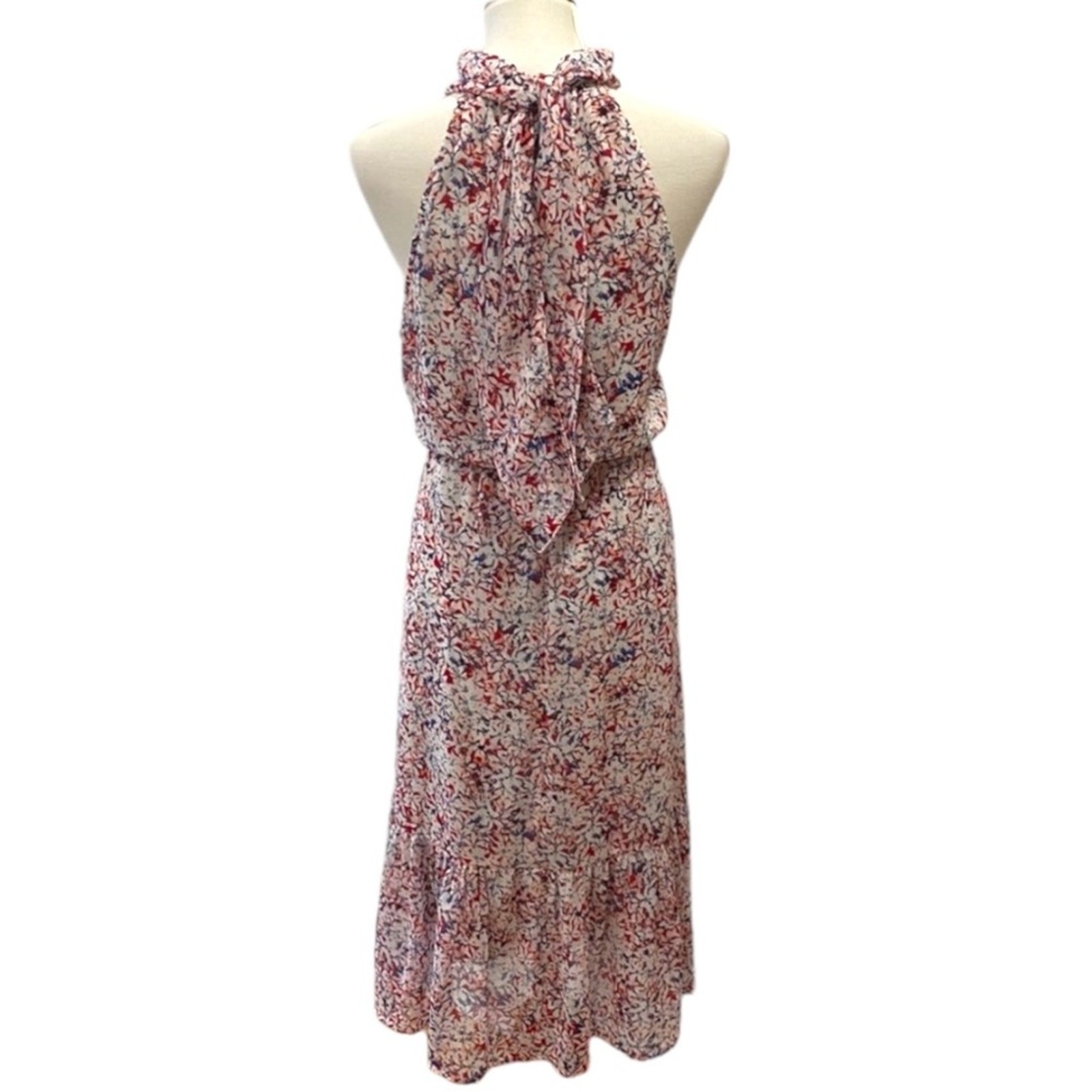 Banana Republic Large Dress Midi Semi formal Fairy Boho Wedding Guest Cruise