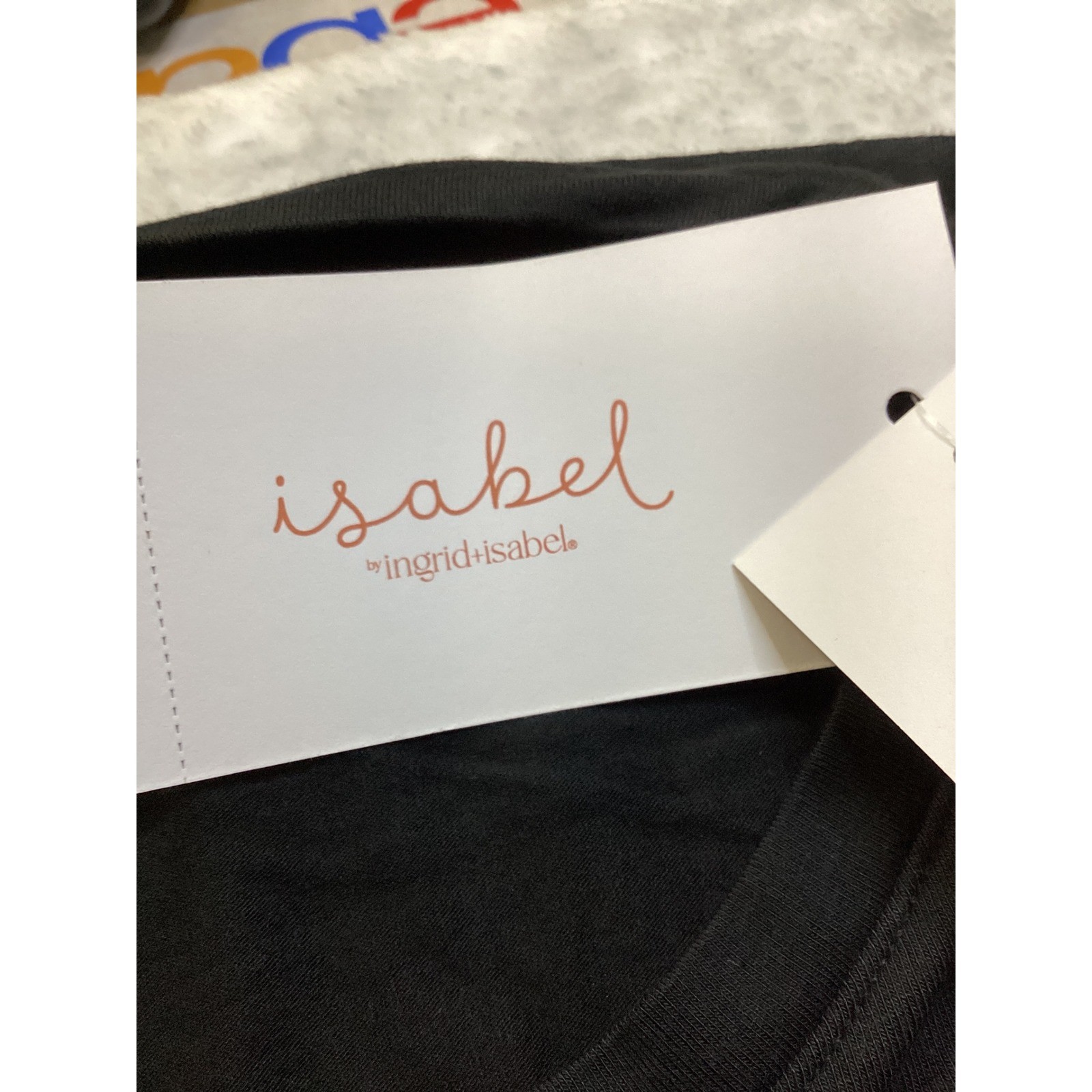 Isabel Maternity by Ingrid & Isabel Black Nursing Friendly Dress XL NWT.