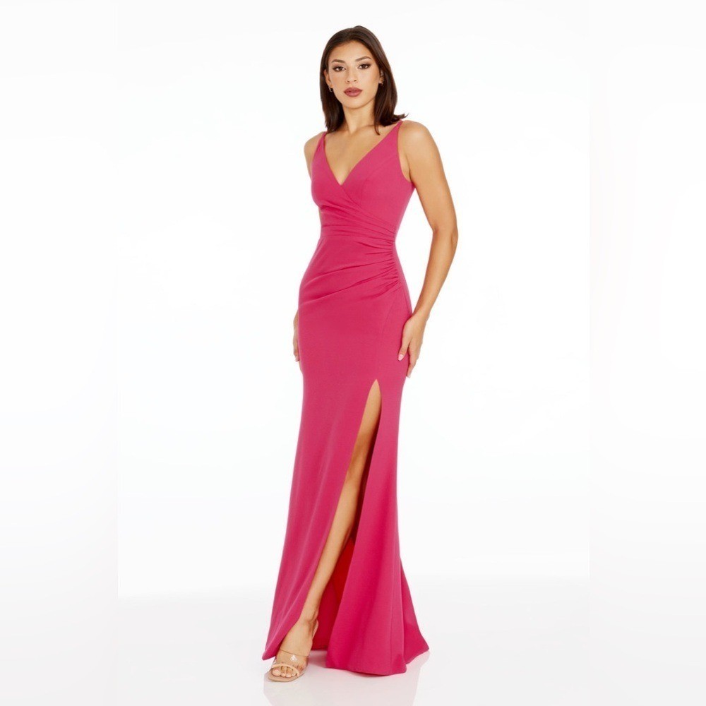 Dress The Population Jordan Dress Pink Maxi