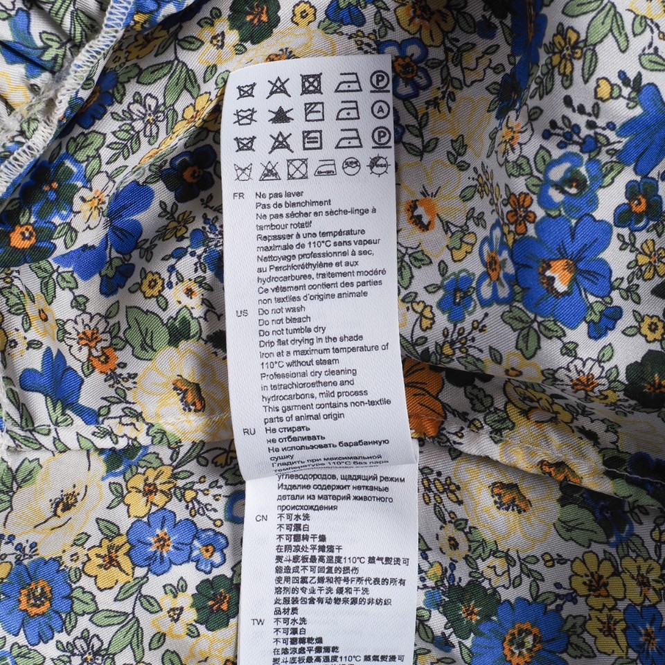 Sandro dress multi-colored silk size 38 women’s silk dress floral SFPRO02605