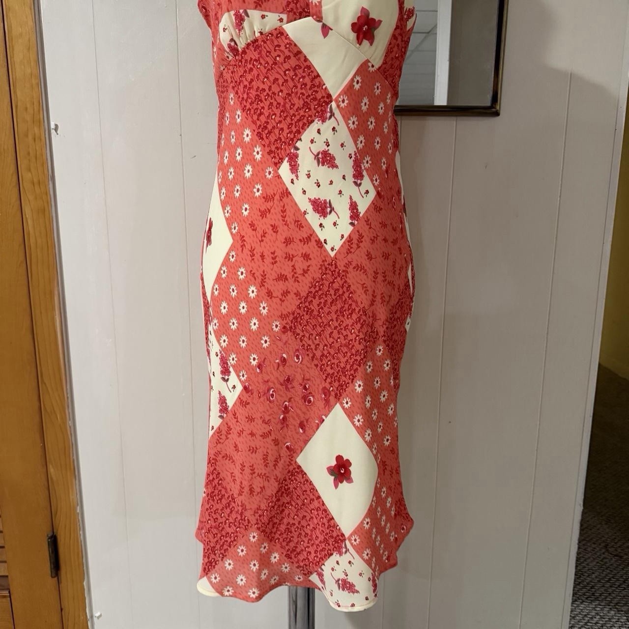 90s/Y2K Patchwork Midi Dress S Jonathan Martin Boho Festival Fairy Romantic