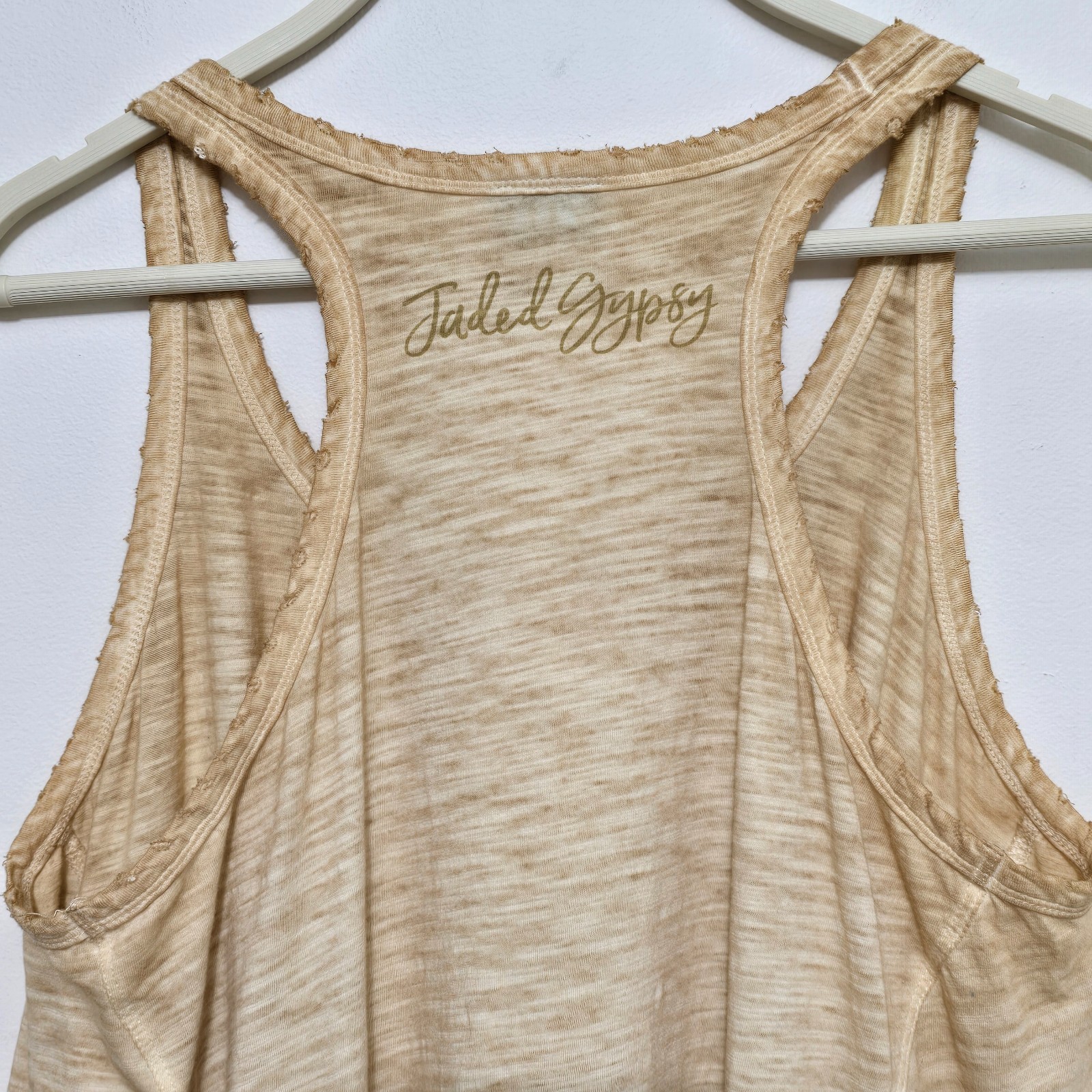 Jaded Gypsy Beyond The Moon Tank Tee Dress Sz L/XL Boho Beach Resort Vacation