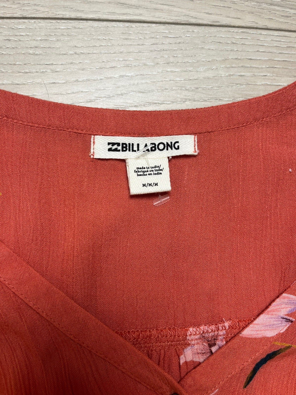 Billabong 2019 Dress/tunic Sunset Fields Color Ember Women’s M New Tags Boho