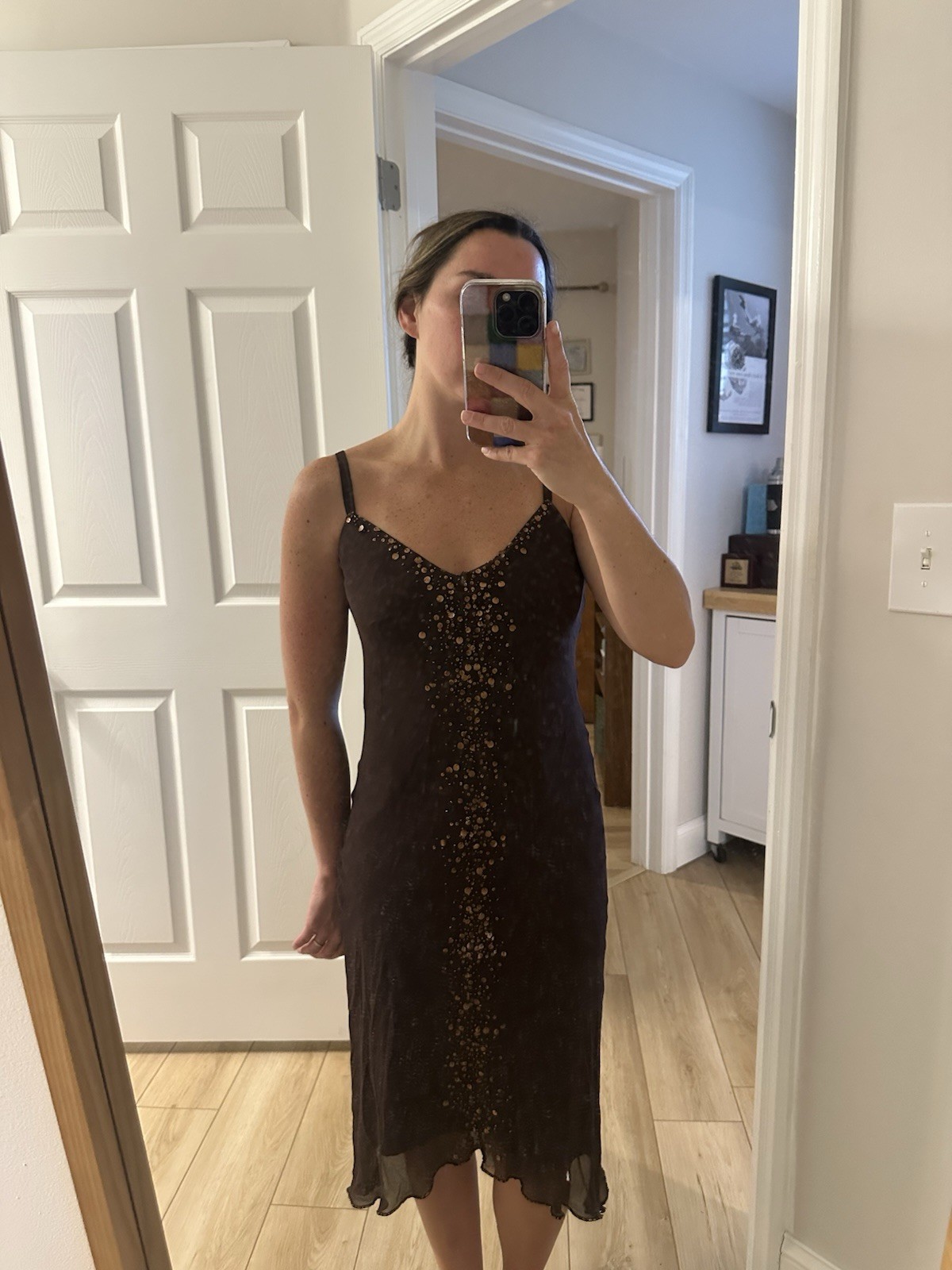 Y2K 90s Nine West Brown Dress Size 2