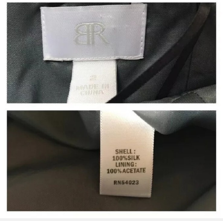 Banana Republic Monogram Black Silk Taffeta Strapless Dress #859135 NWT! 00