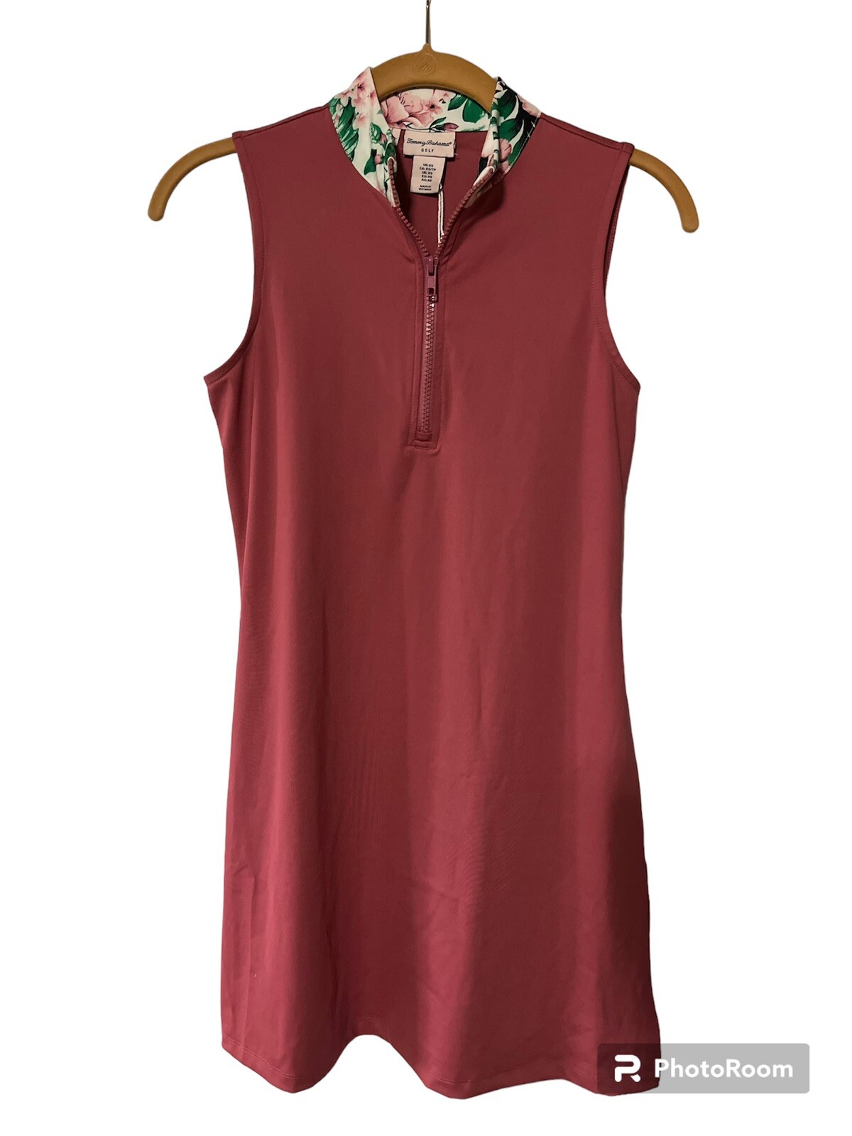 TOMMY BAHAMA Women’s 1/4 Zip Stand Collar Golf Dress NWT No Shorts Size XS