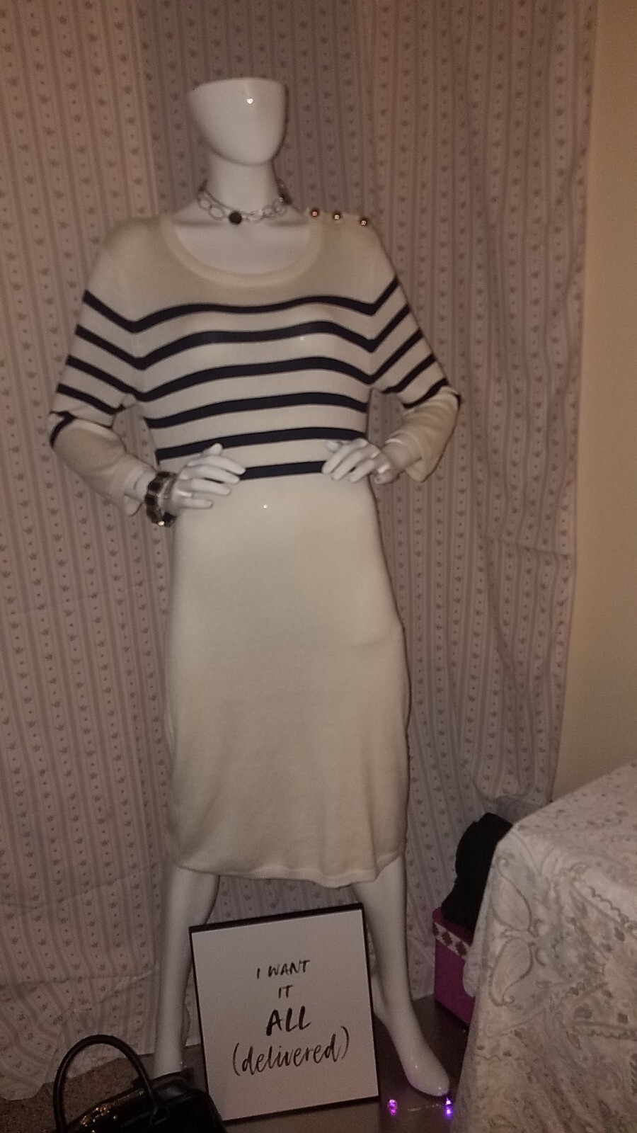 Willow and Wind Size Large Rayon fabric Sweater Dress