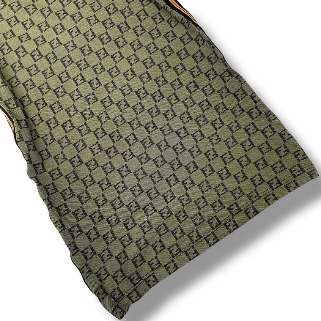 FENDI Zucca Camisole Dress Green Size 40 Length 35.8 inches