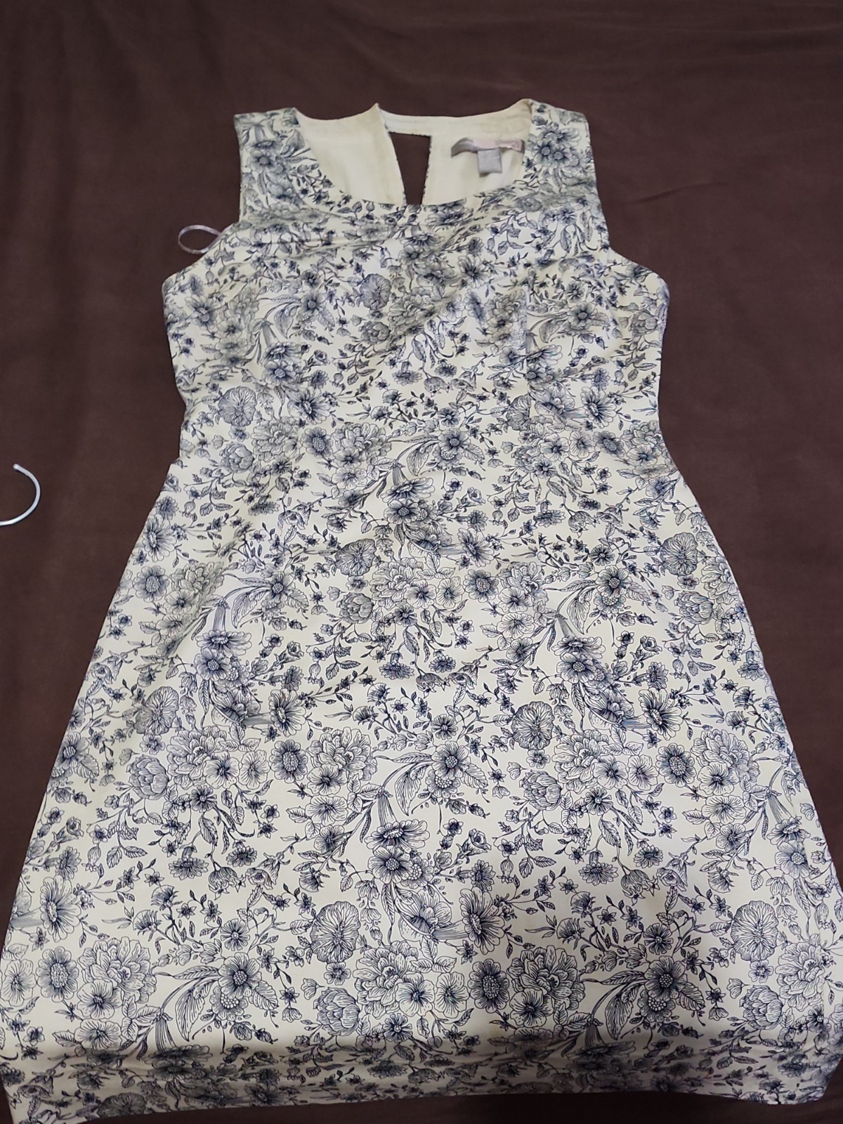 Forever 21..beautiful Print Dress. Black + Bone. stretch..cotton Blend. Sz. Xs.